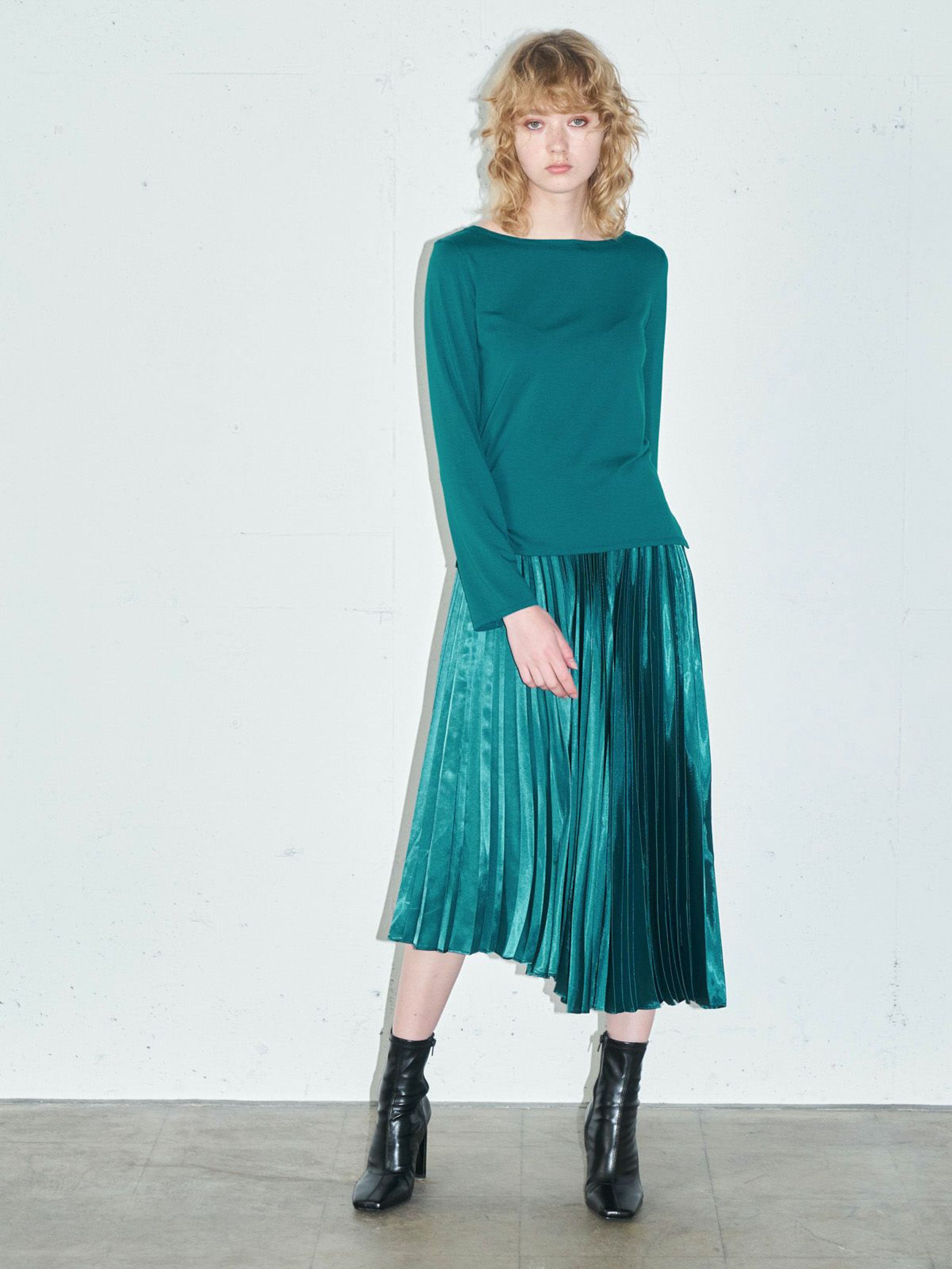 ボートネックインナープルオーバー(4-1108)