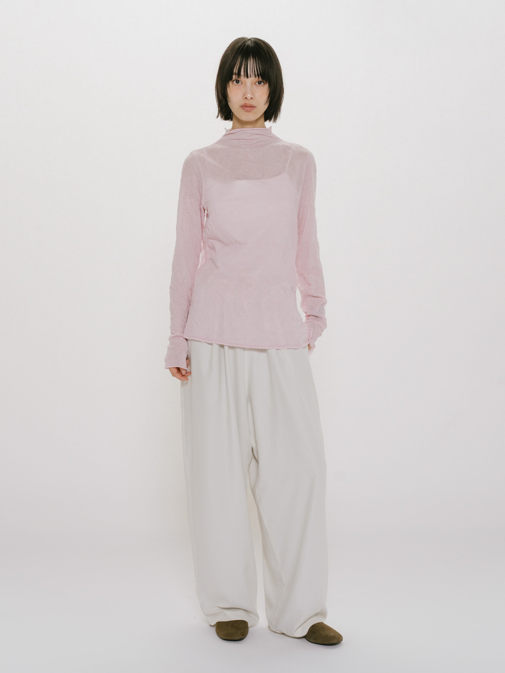 sheer high neck inner