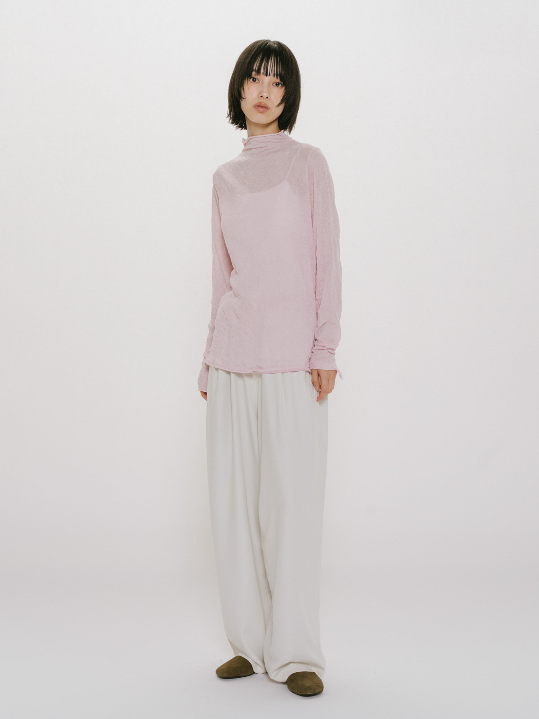 sheer high neck inner