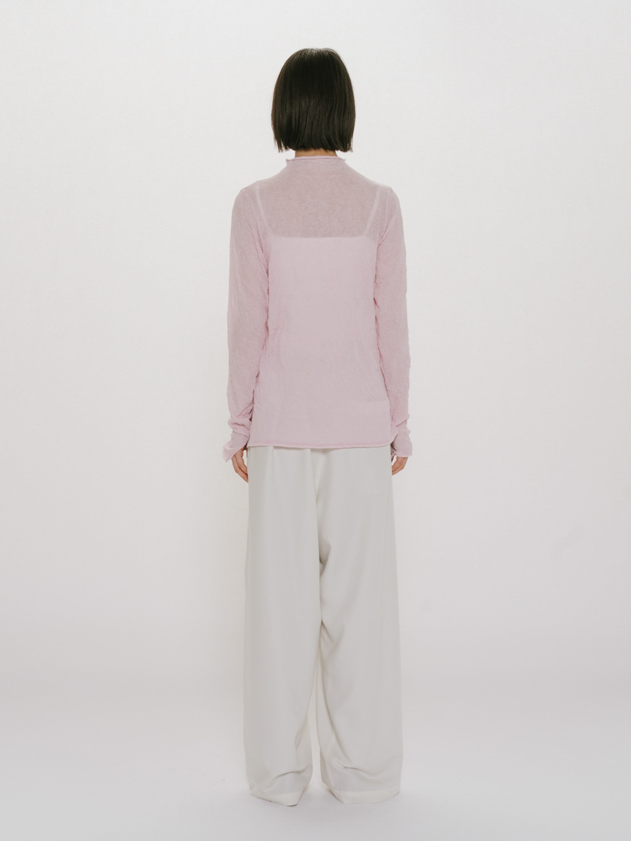 sheer high neck inner