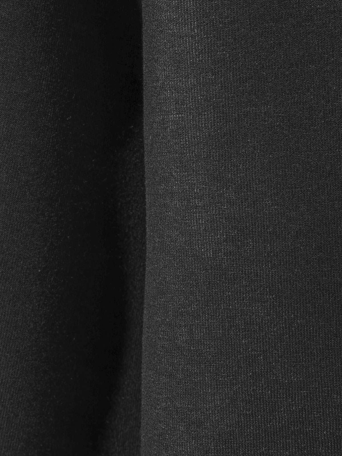 sheer double-knit zip hoodie