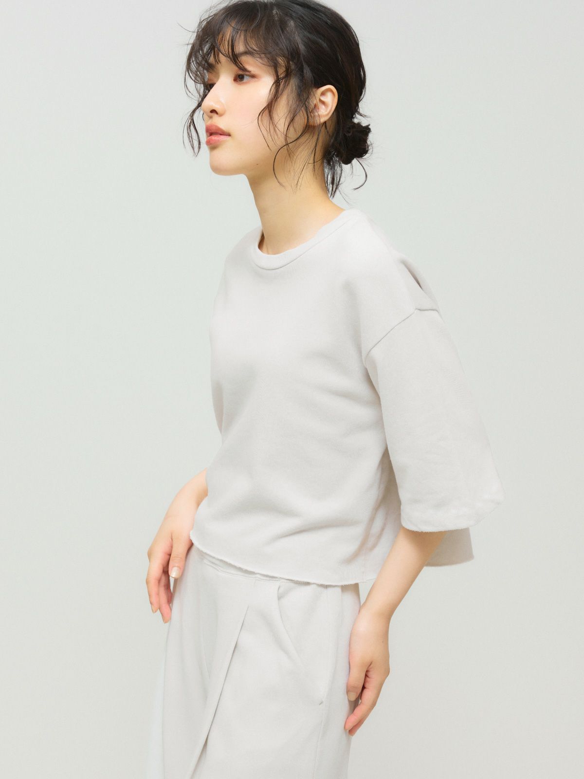 sweat short pullover