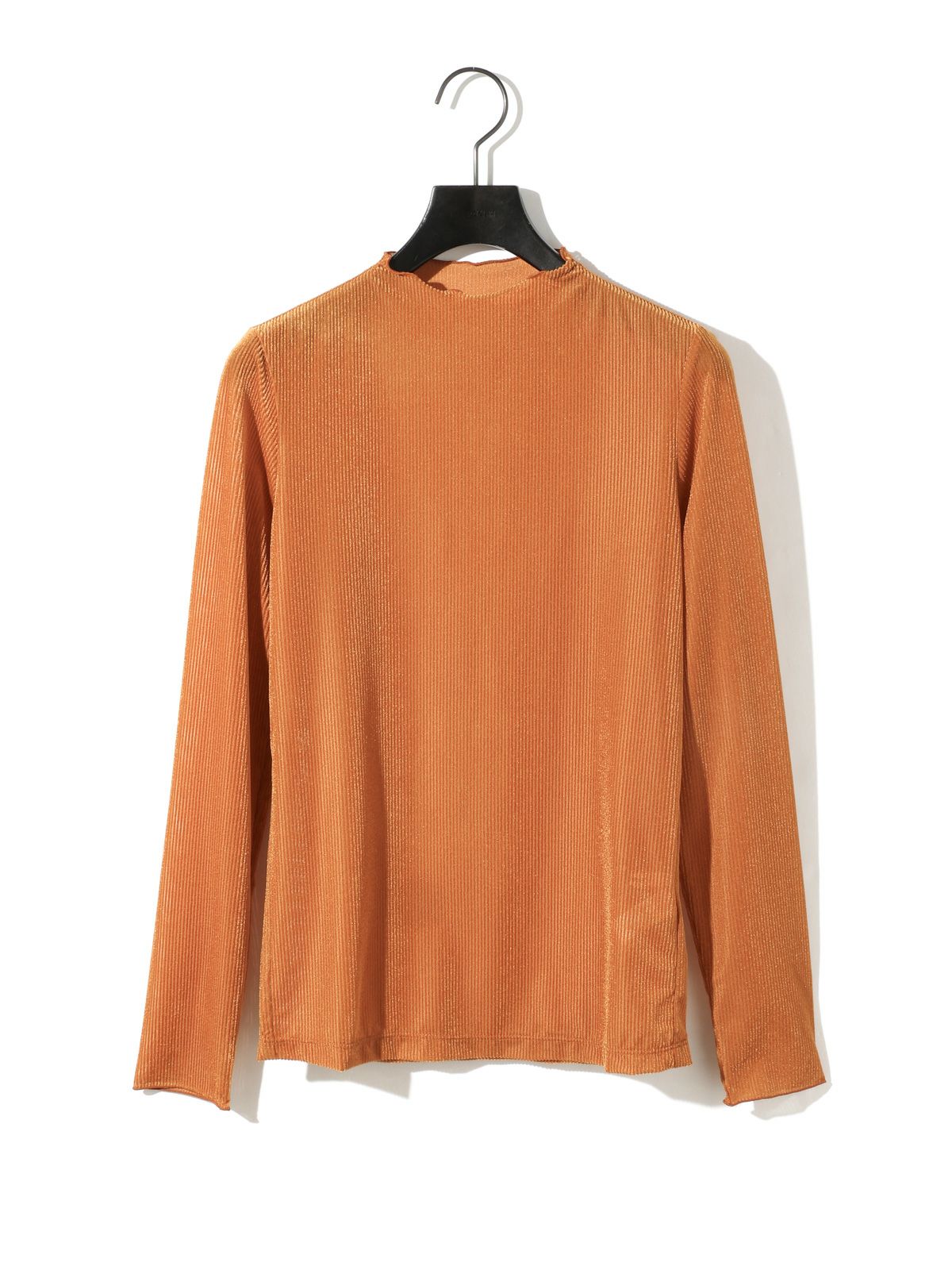 sheer velour rib top