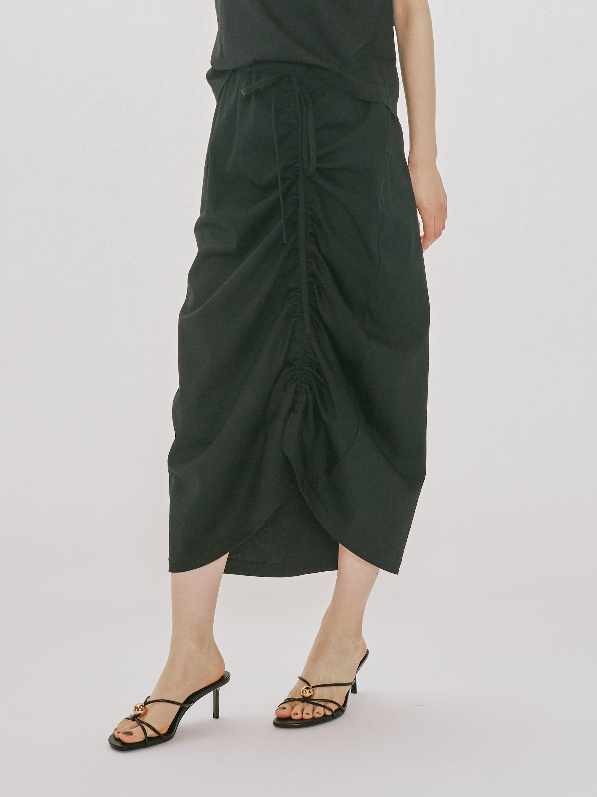 drawstring skirt
