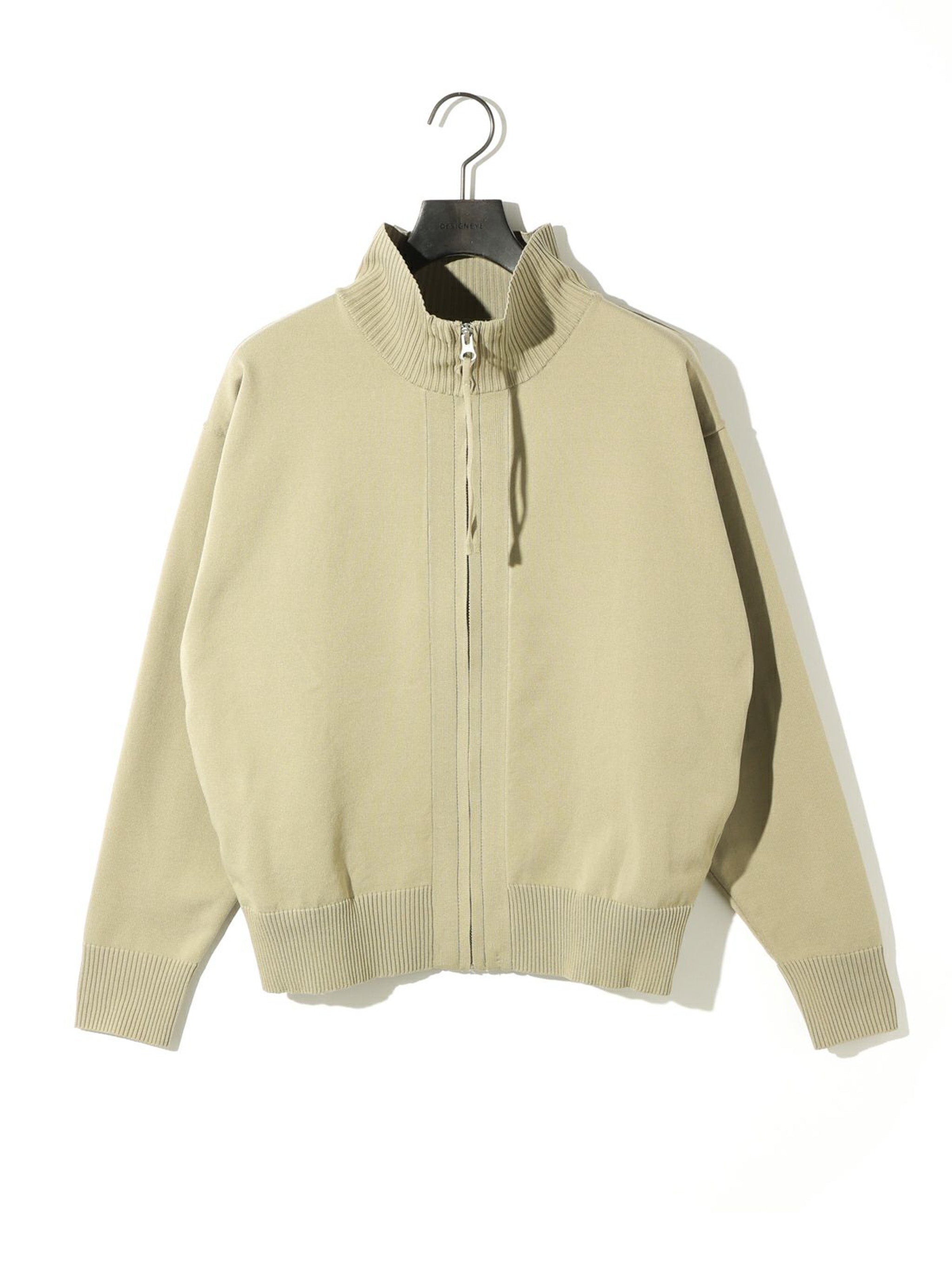 ハイネックジップカーディガン