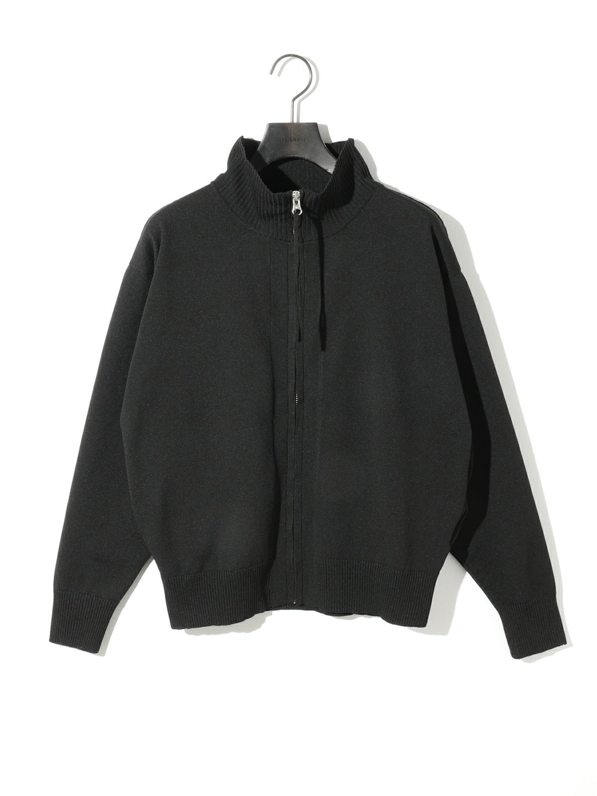 ハイネックジップカーディガン