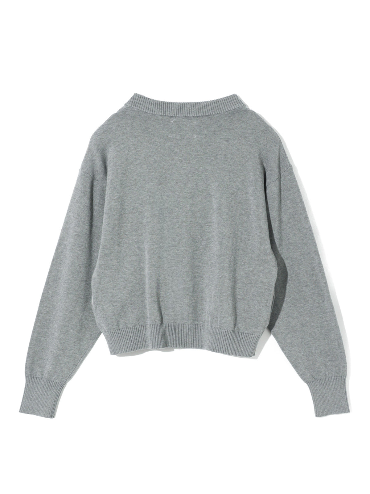calm zip knit