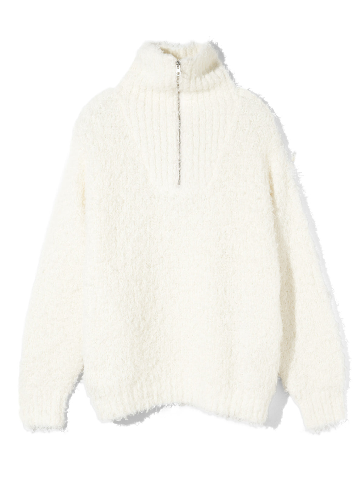cloud loop zip knit