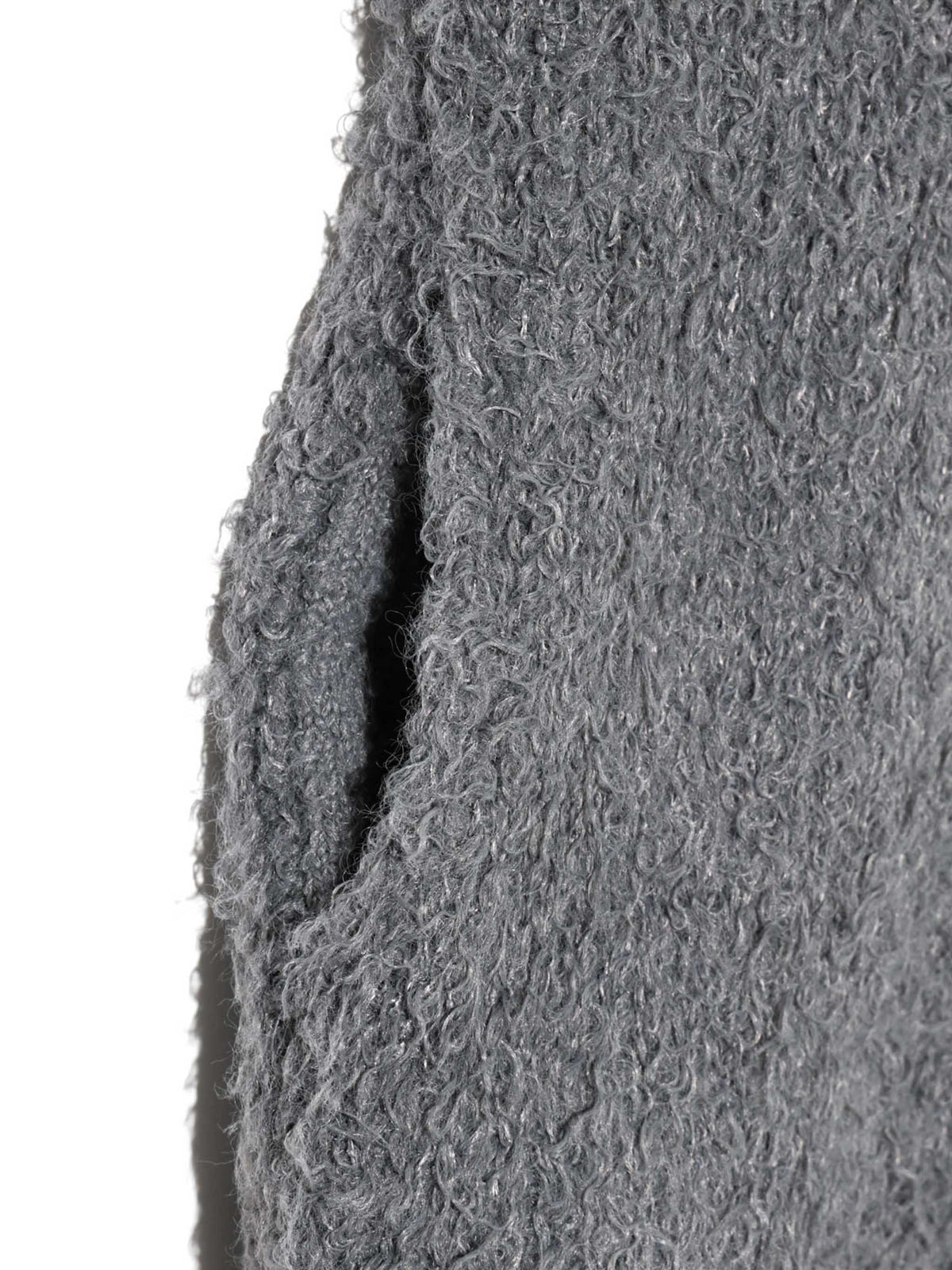 cloud loop zip knit