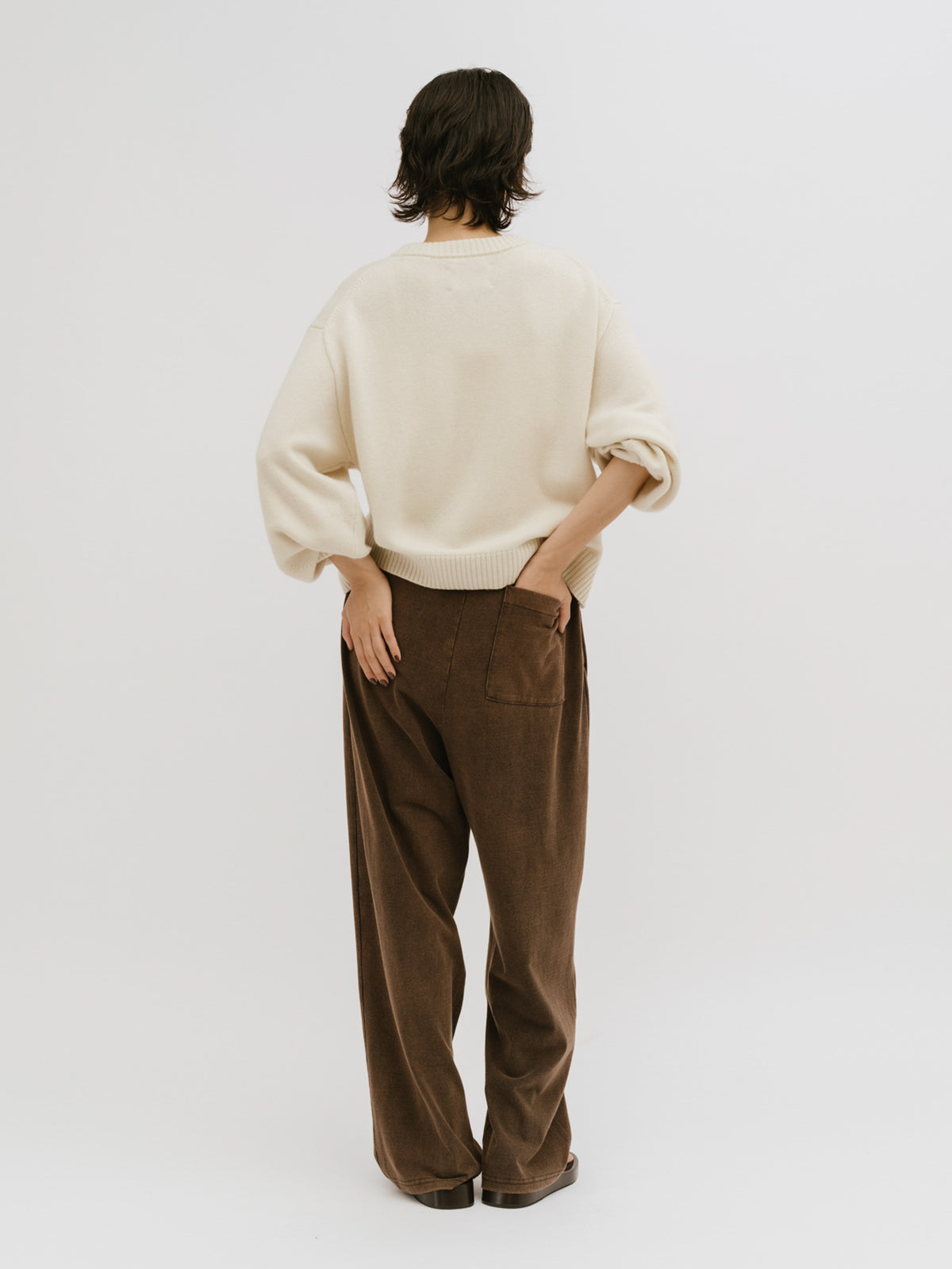 soft veil crew knit