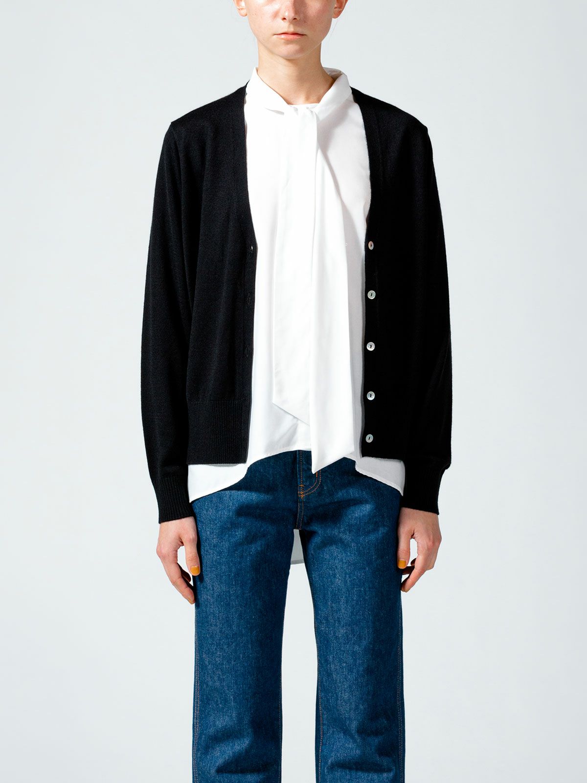 Vネックカーディガン(4-1065)