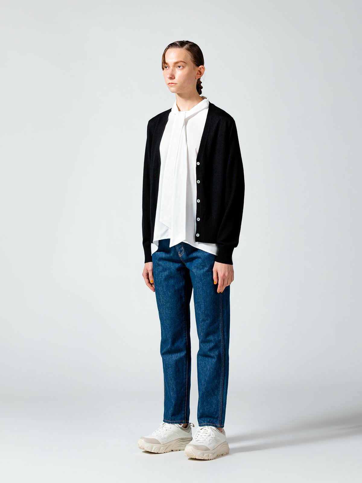 Vネックカーディガン(4-1065)