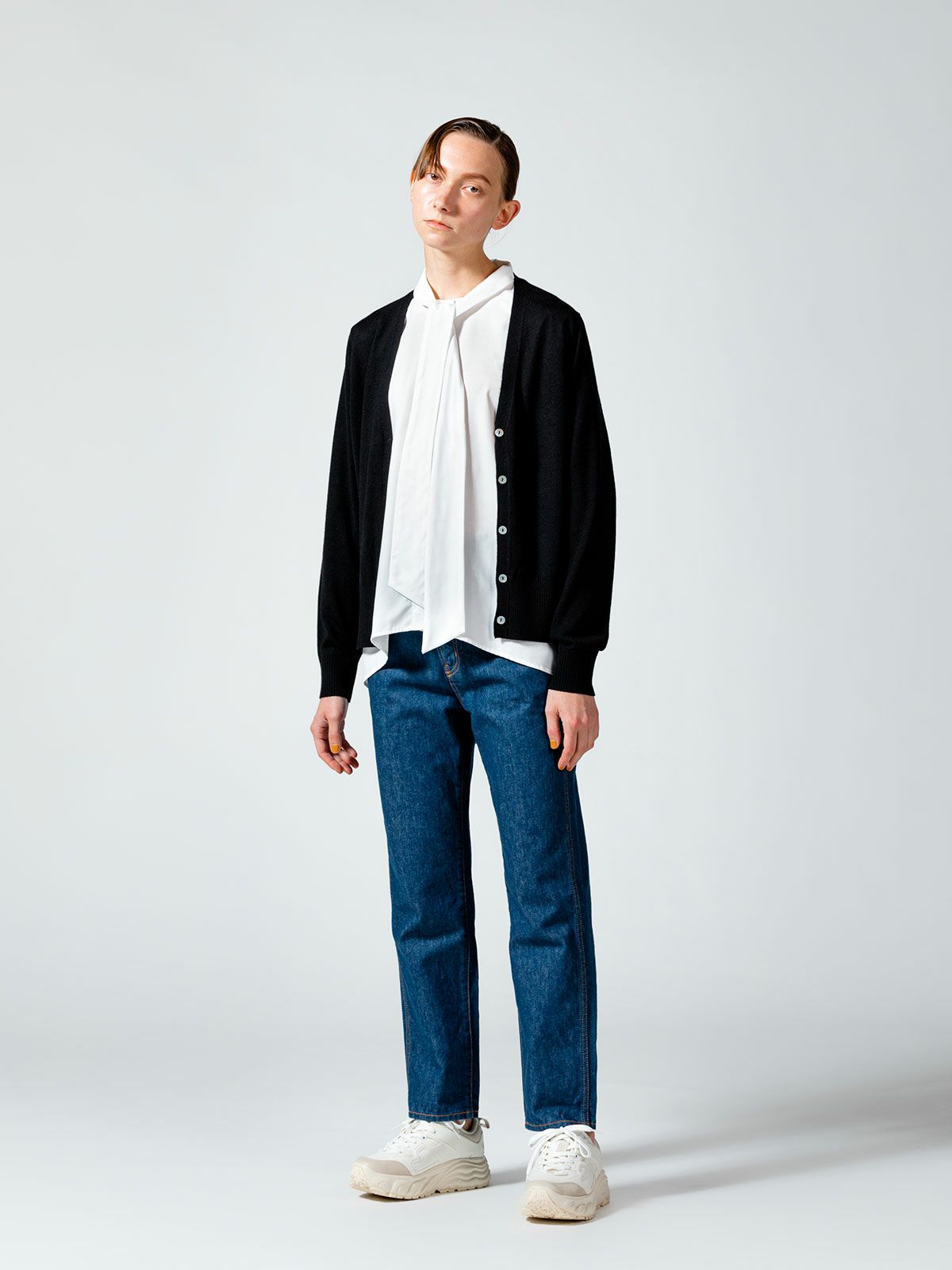 Vネックカーディガン(4-1065)