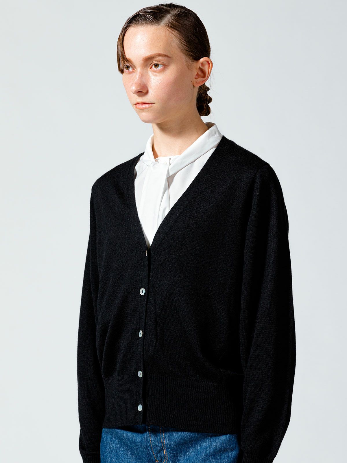 Vネックカーディガン(4-1065)