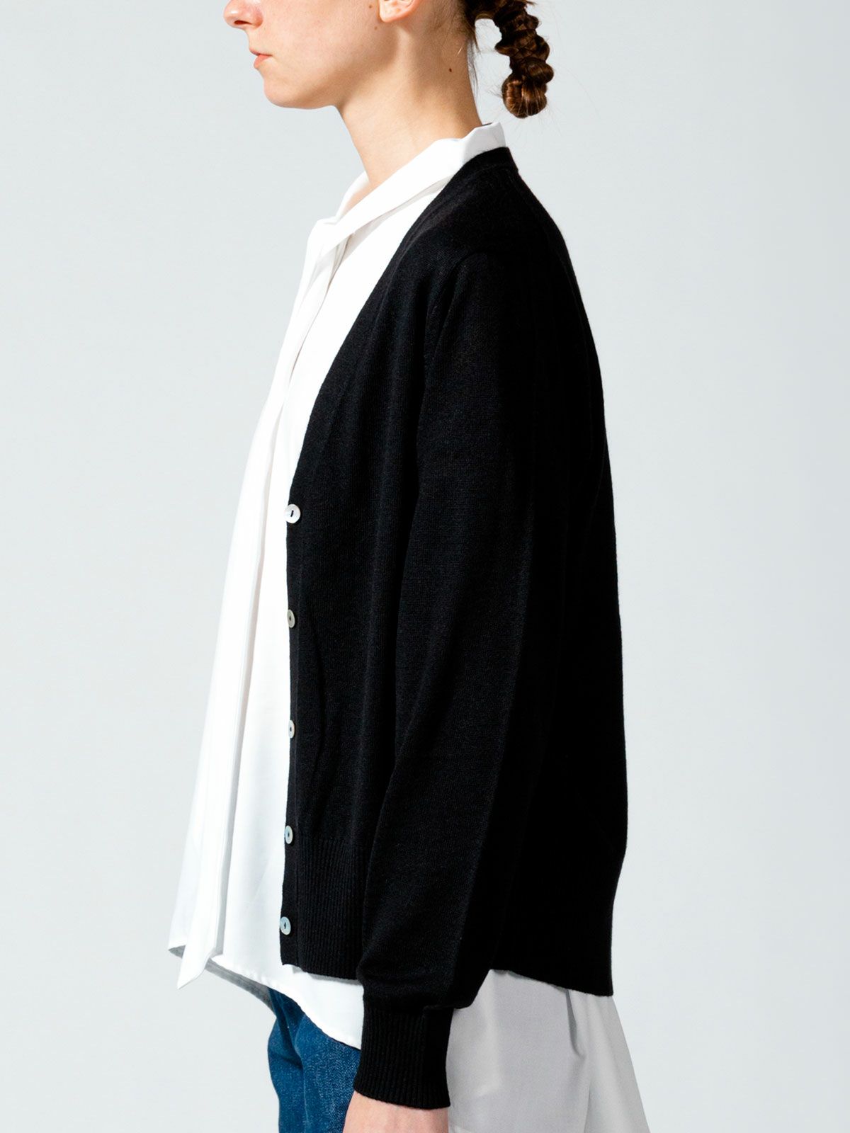 Vネックカーディガン(4-1065)