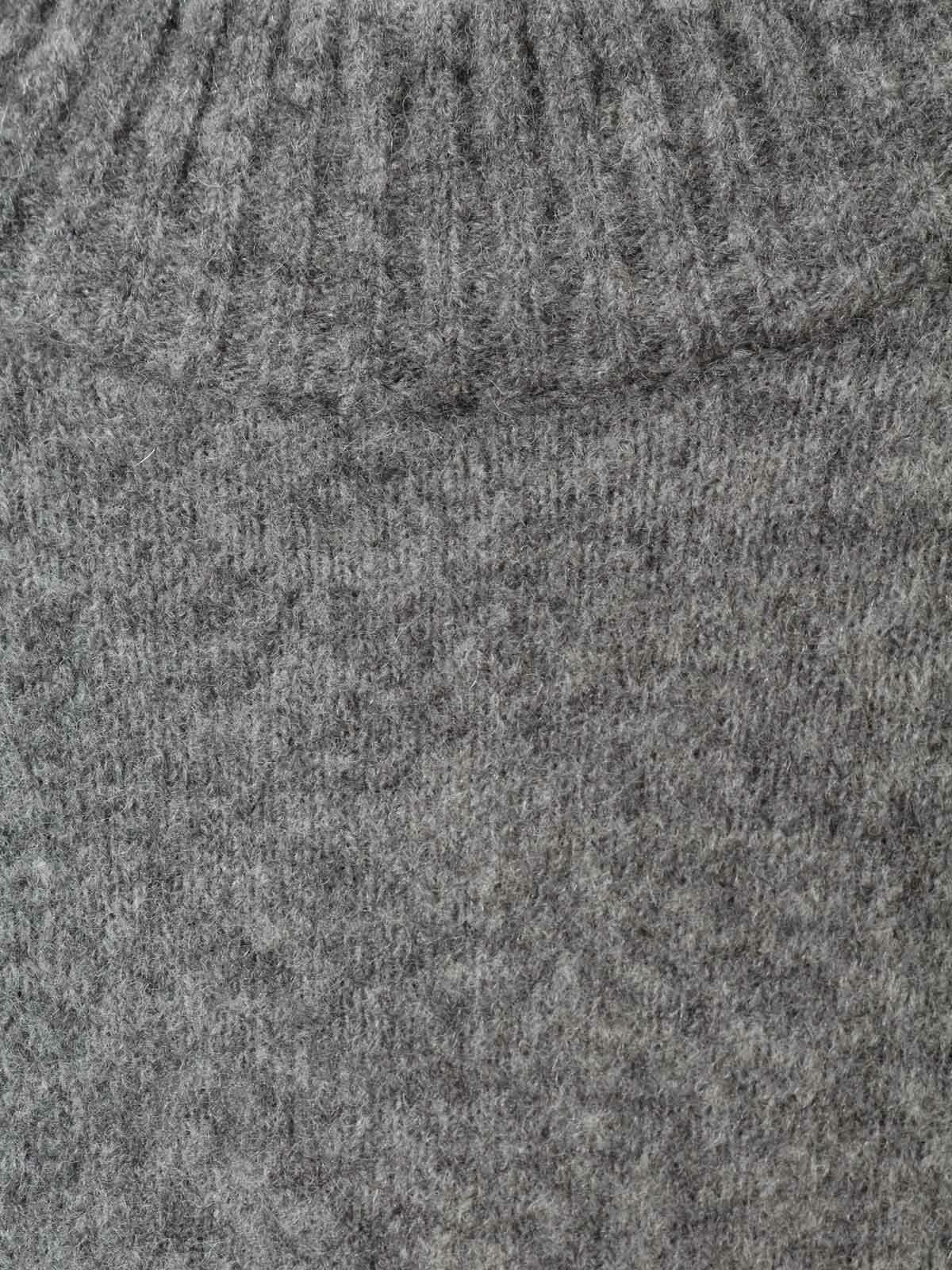 ボトルネックロングワンピース(4-1059)