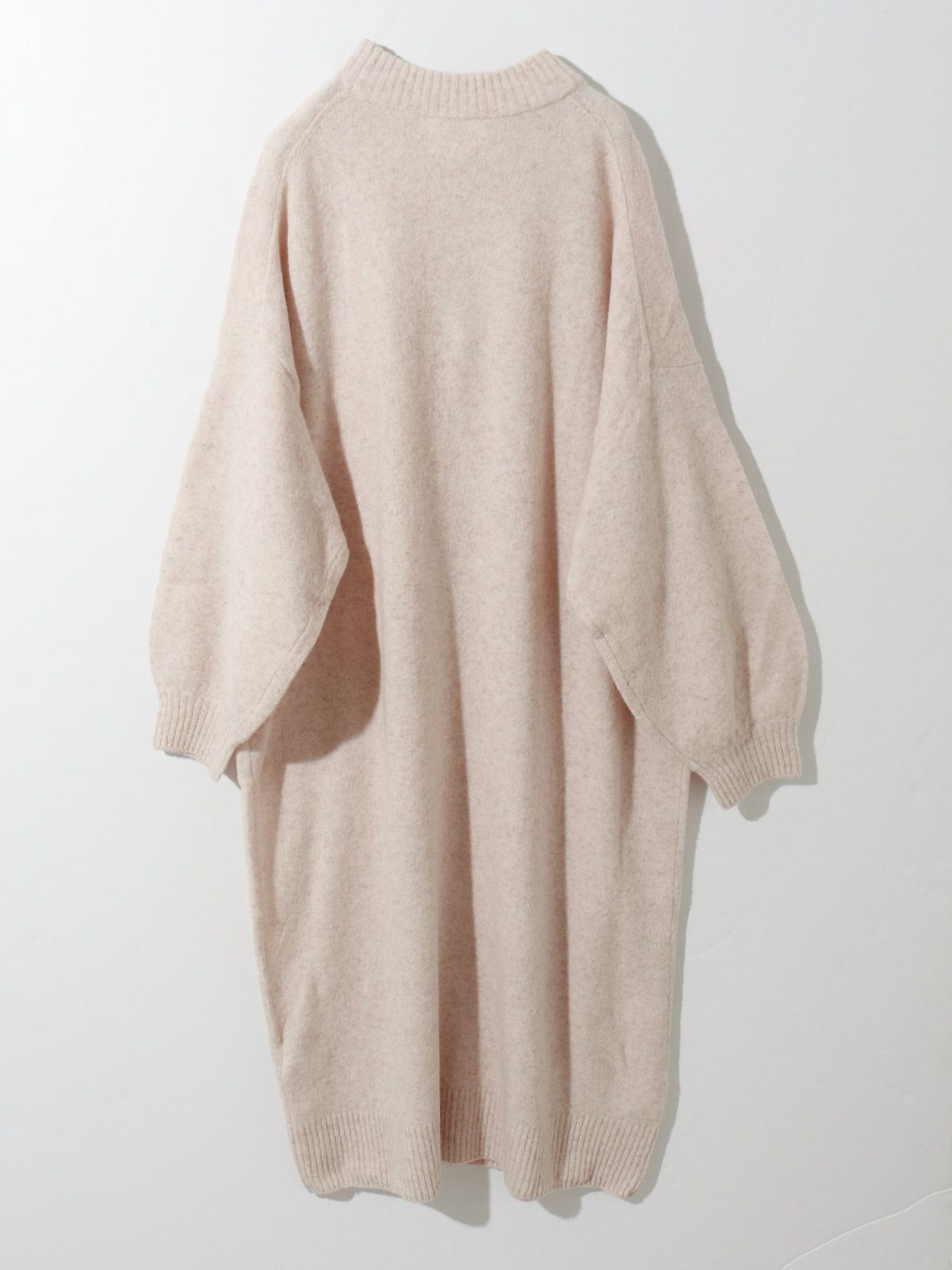 ボトルネックロングワンピース(4-1059)