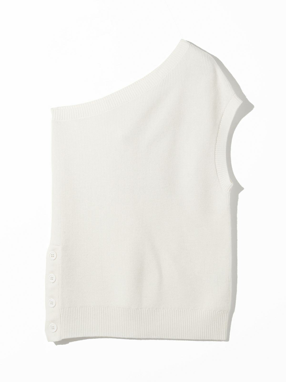 ワンショルダーハーフカーディガントップス(4-1060)