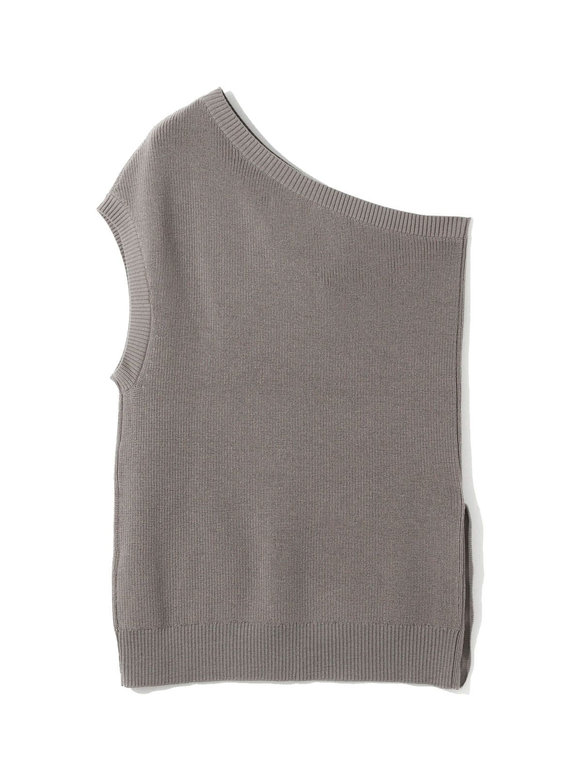 ワンショルダーハーフカーディガントップス(4-1060)