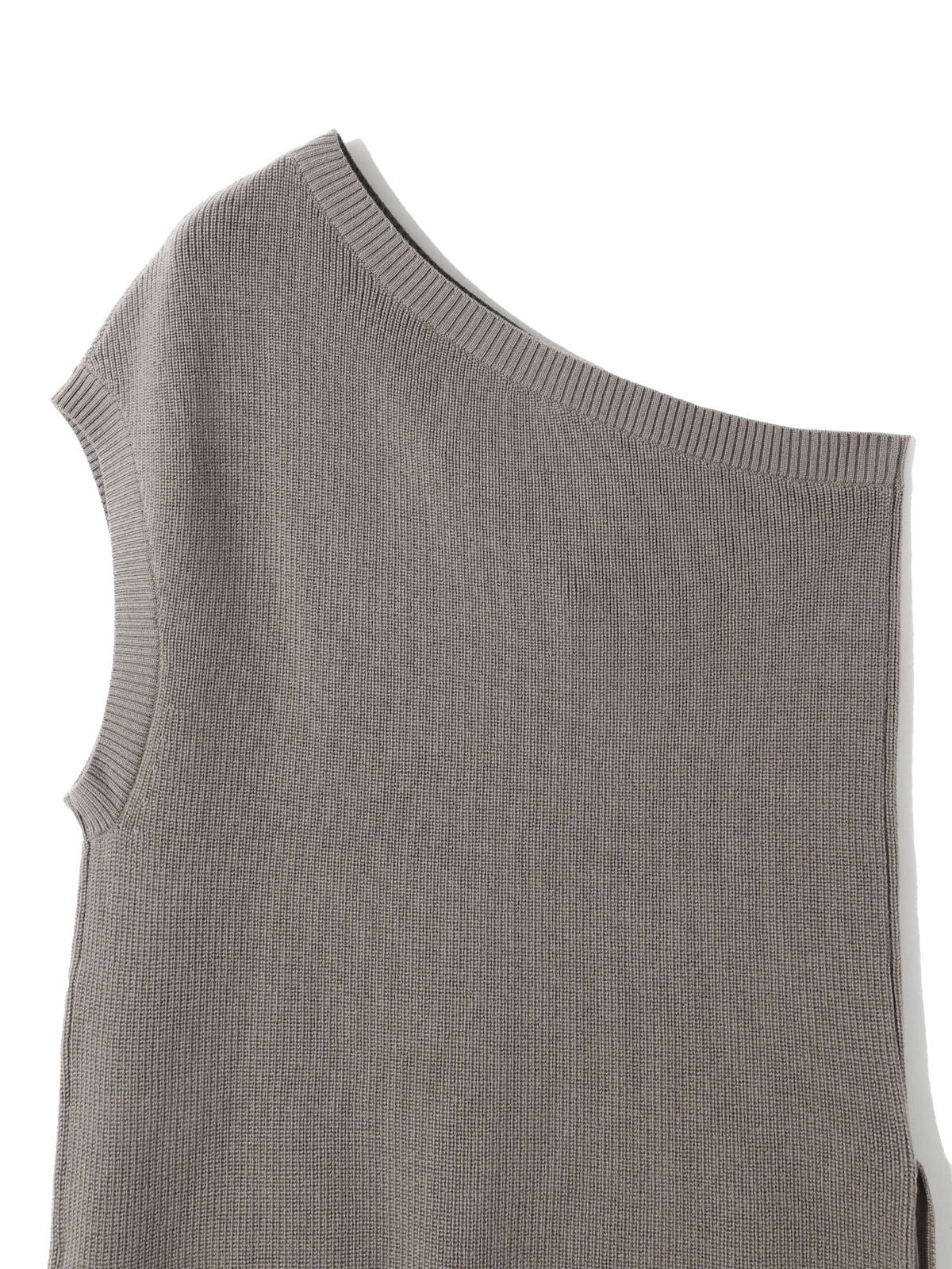 ワンショルダーハーフカーディガントップス(4-1060)