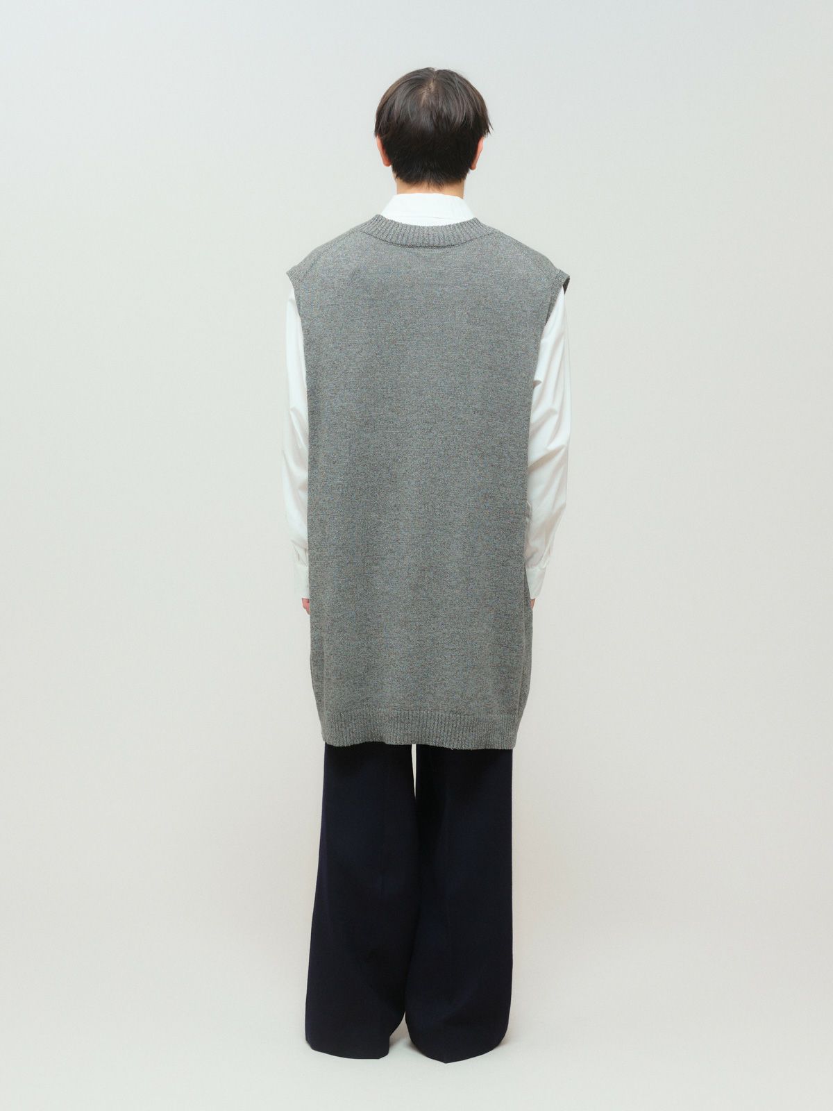 washi/wool big vest