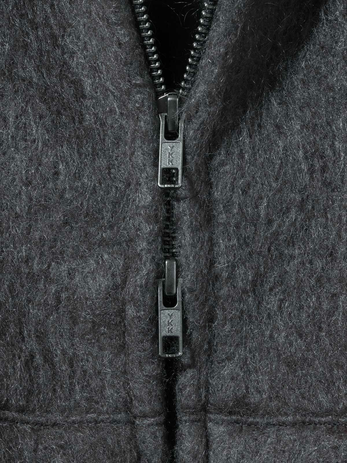 shaggy zip up hoodie