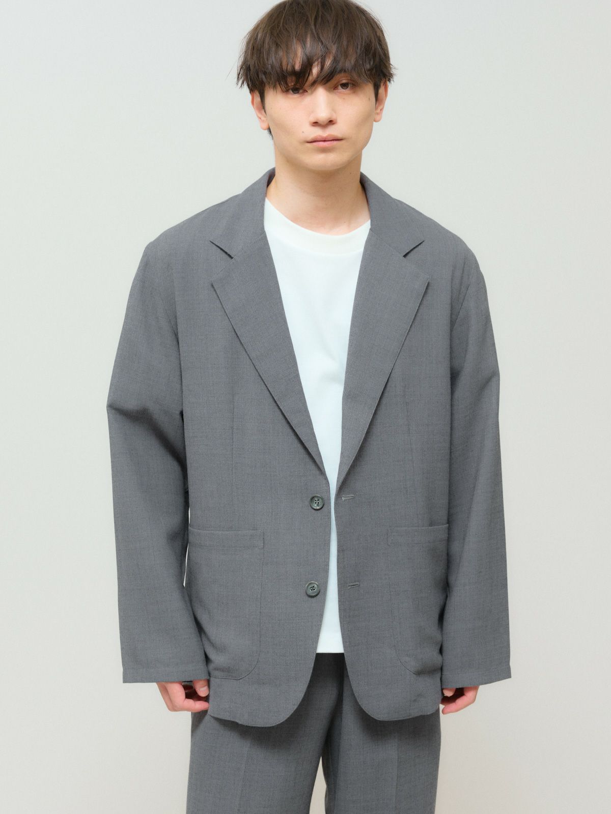patch pocket shirt jacket