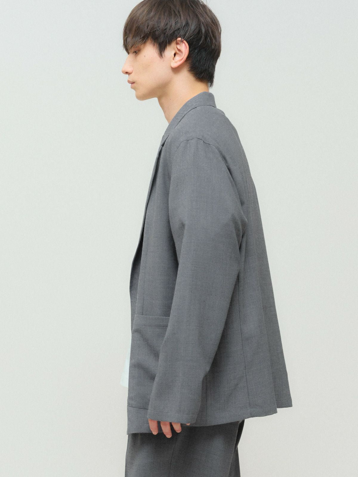 patch pocket shirt jacket