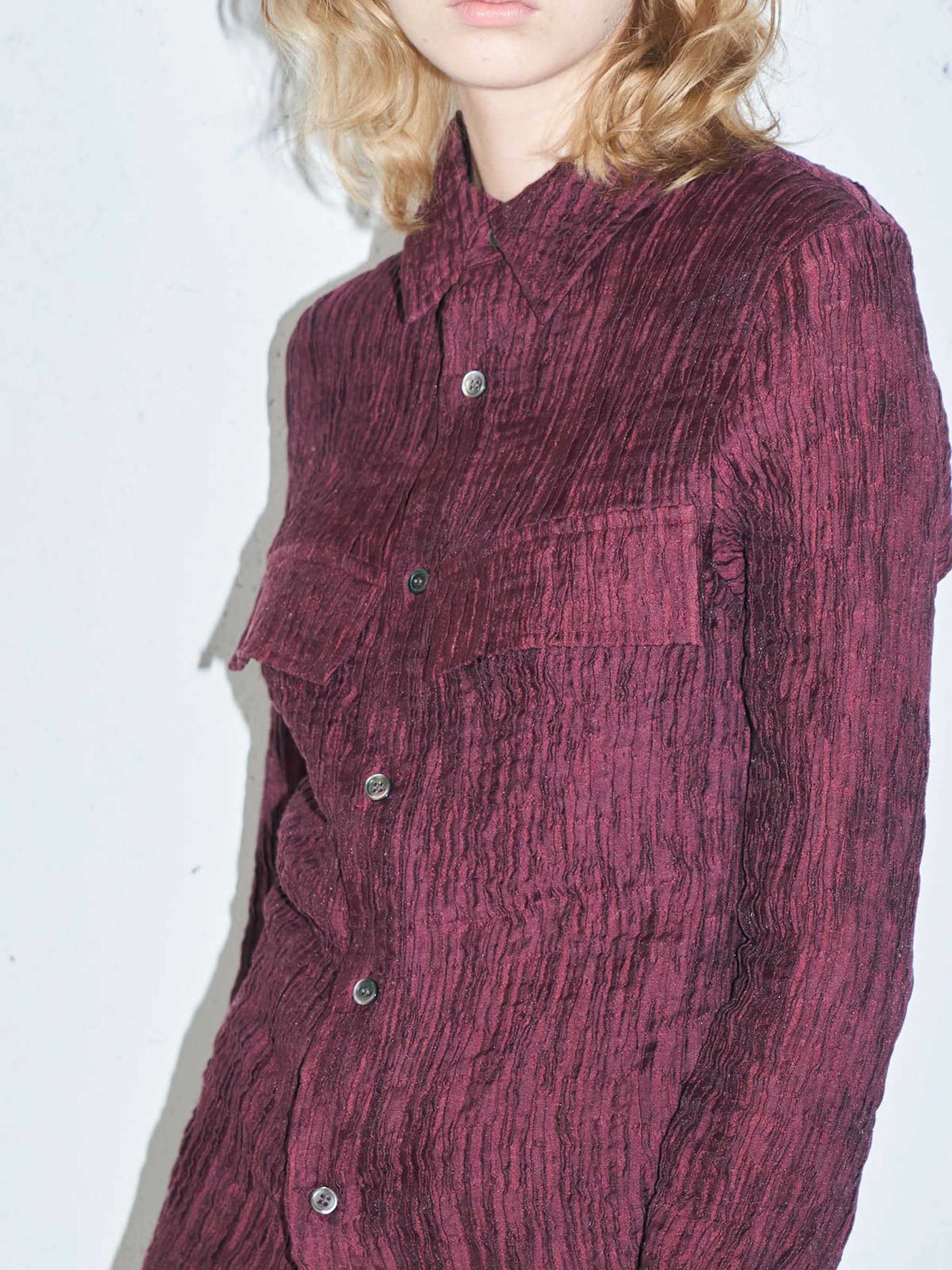 クレープジャカードシャツ(3-1069)