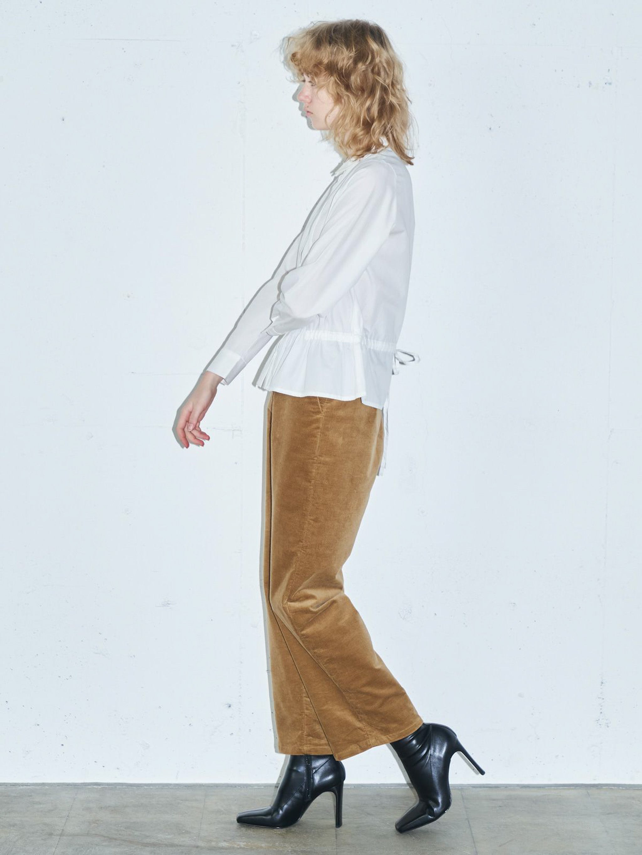 ピンタックドローストリングシャツ(3-1631)