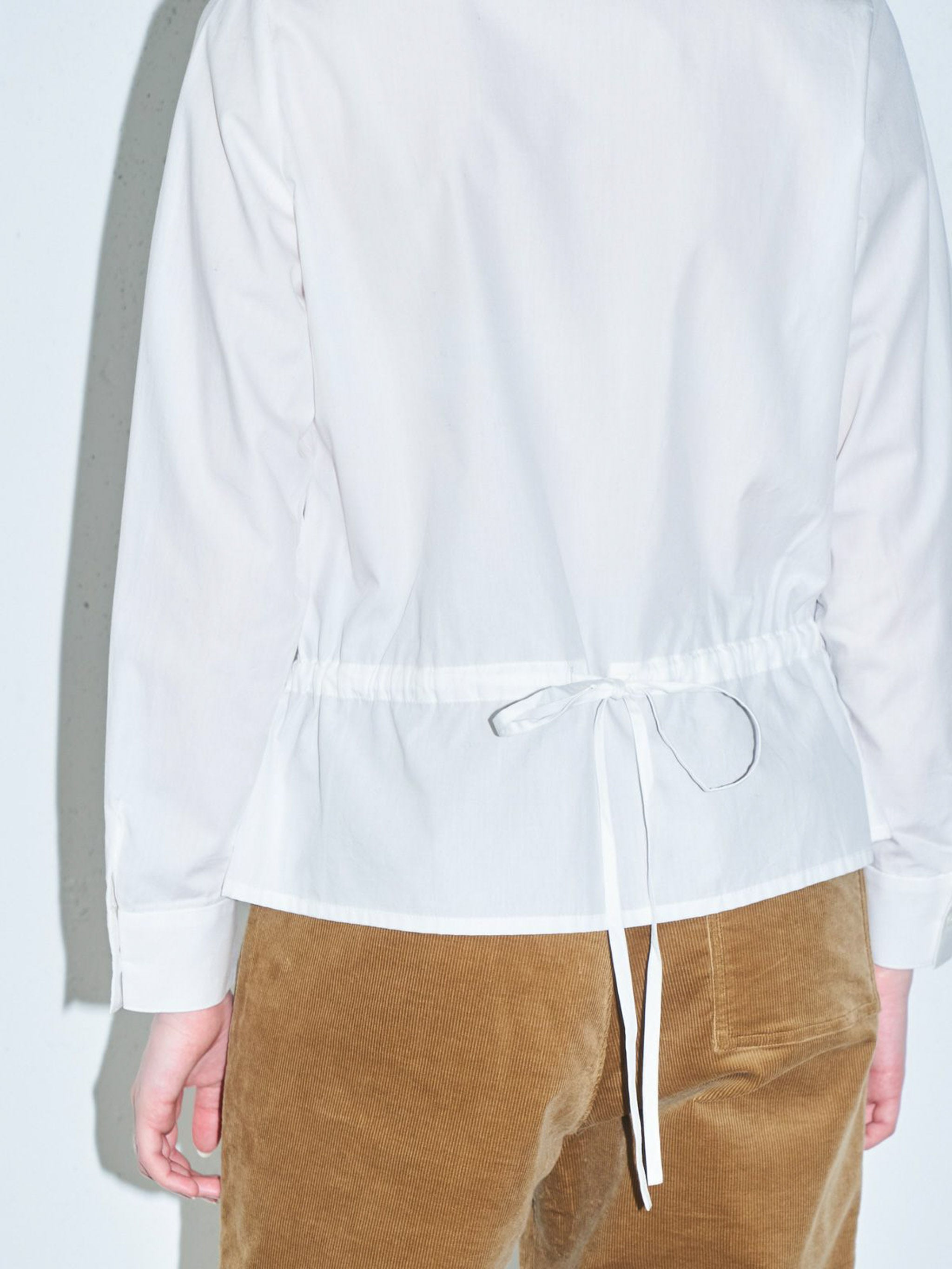 ピンタックドローストリングシャツ(3-1631)