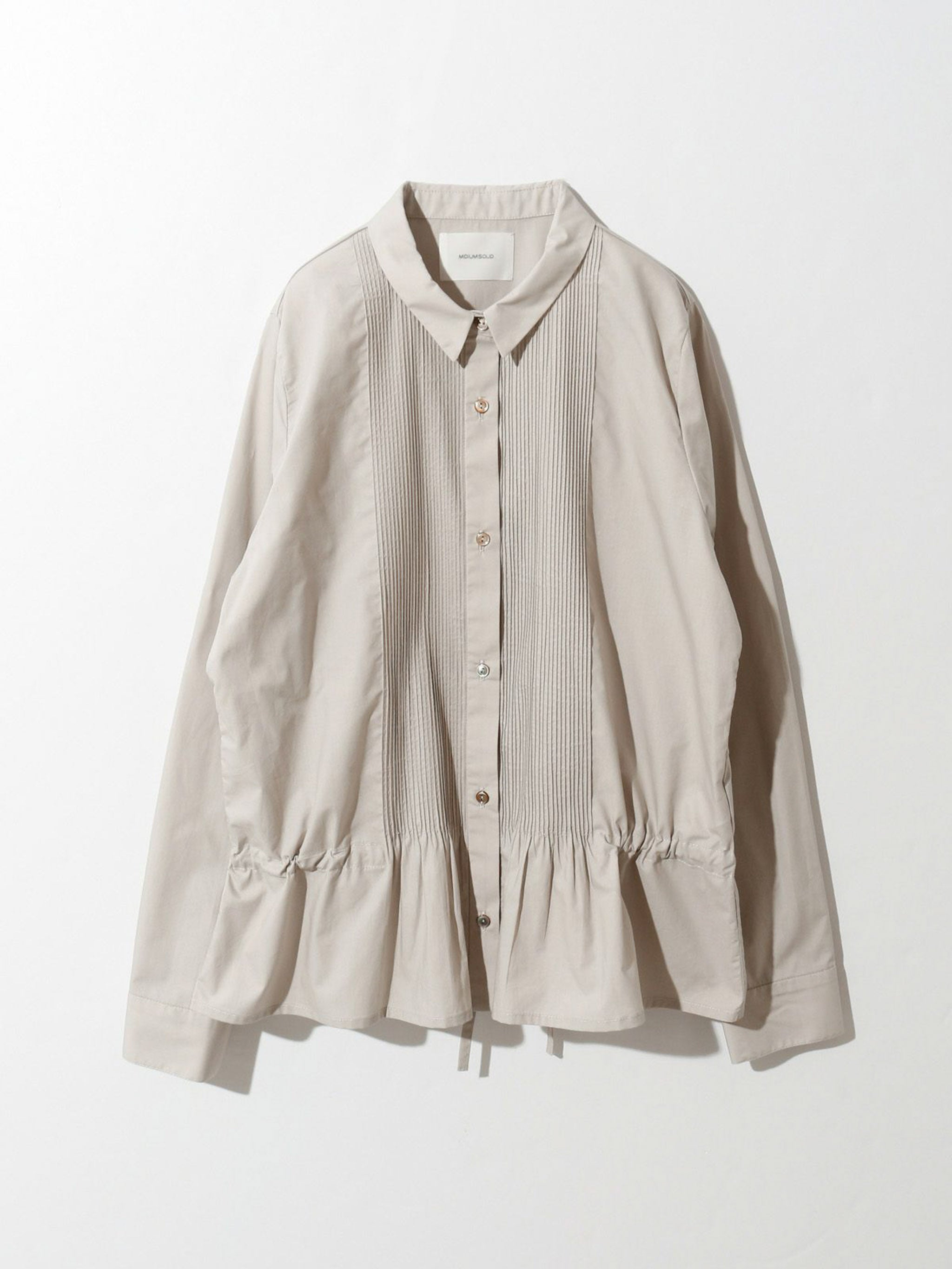 ピンタックドローストリングシャツ(3-1631)