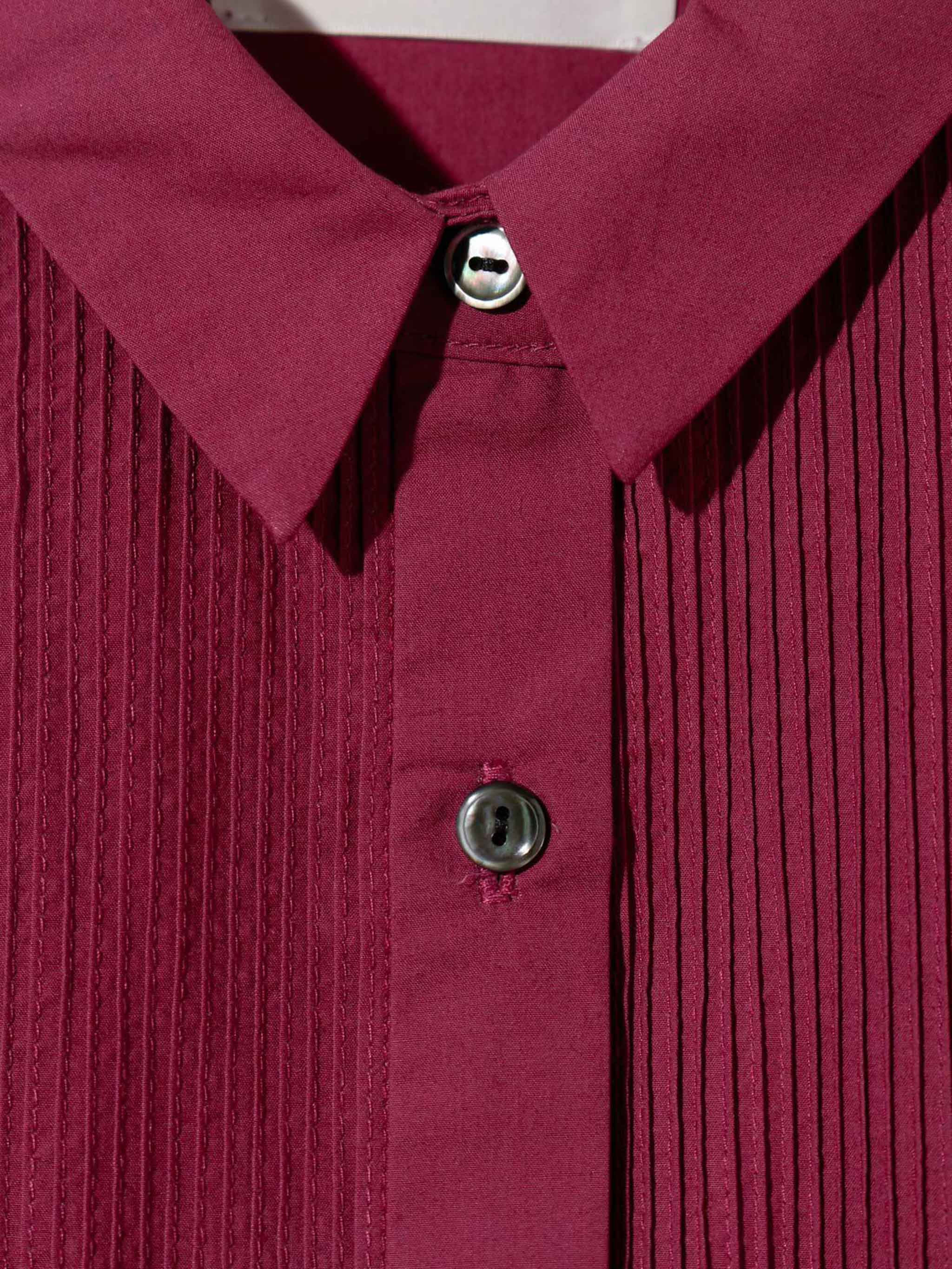 ピンタックドローストリングシャツ(3-1631)