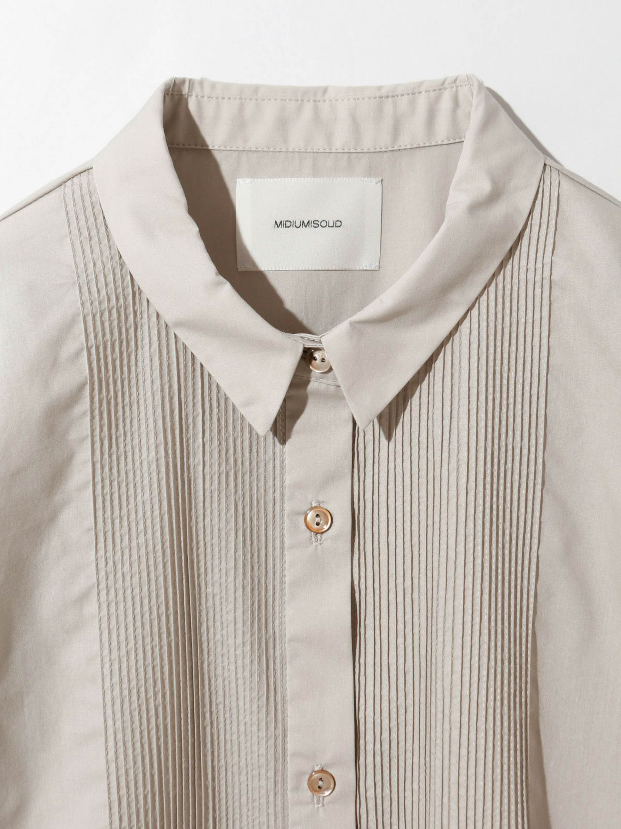 ピンタックドローストリングシャツ(3-1631)