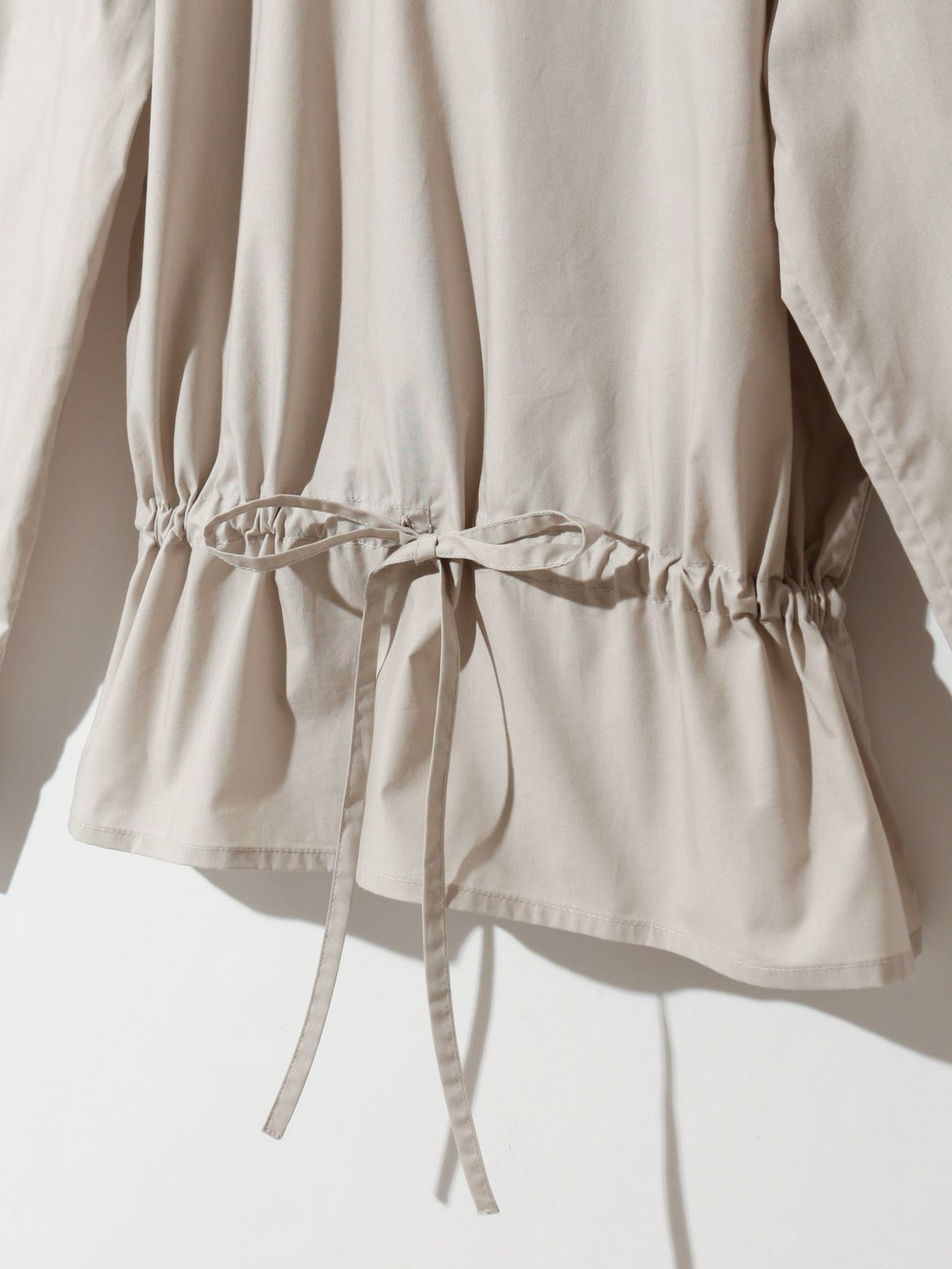 ピンタックドローストリングシャツ(3-1631)