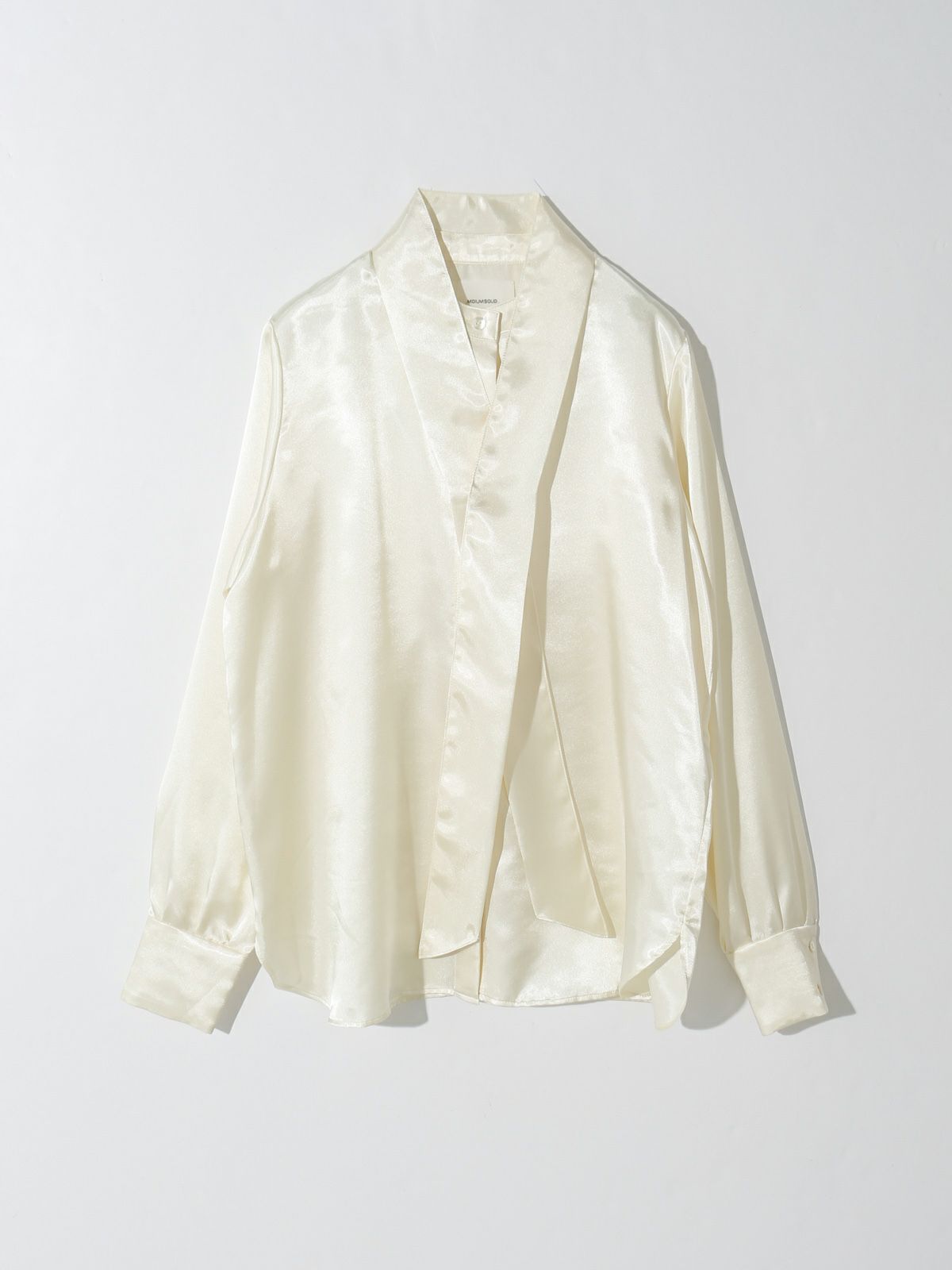 satin 3way ribbon blouse (3-1631)