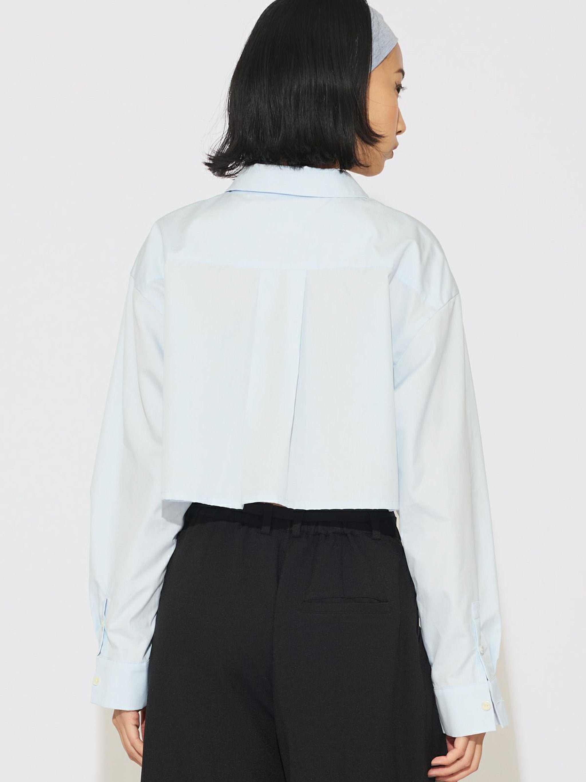 クロップドワイドシャツ