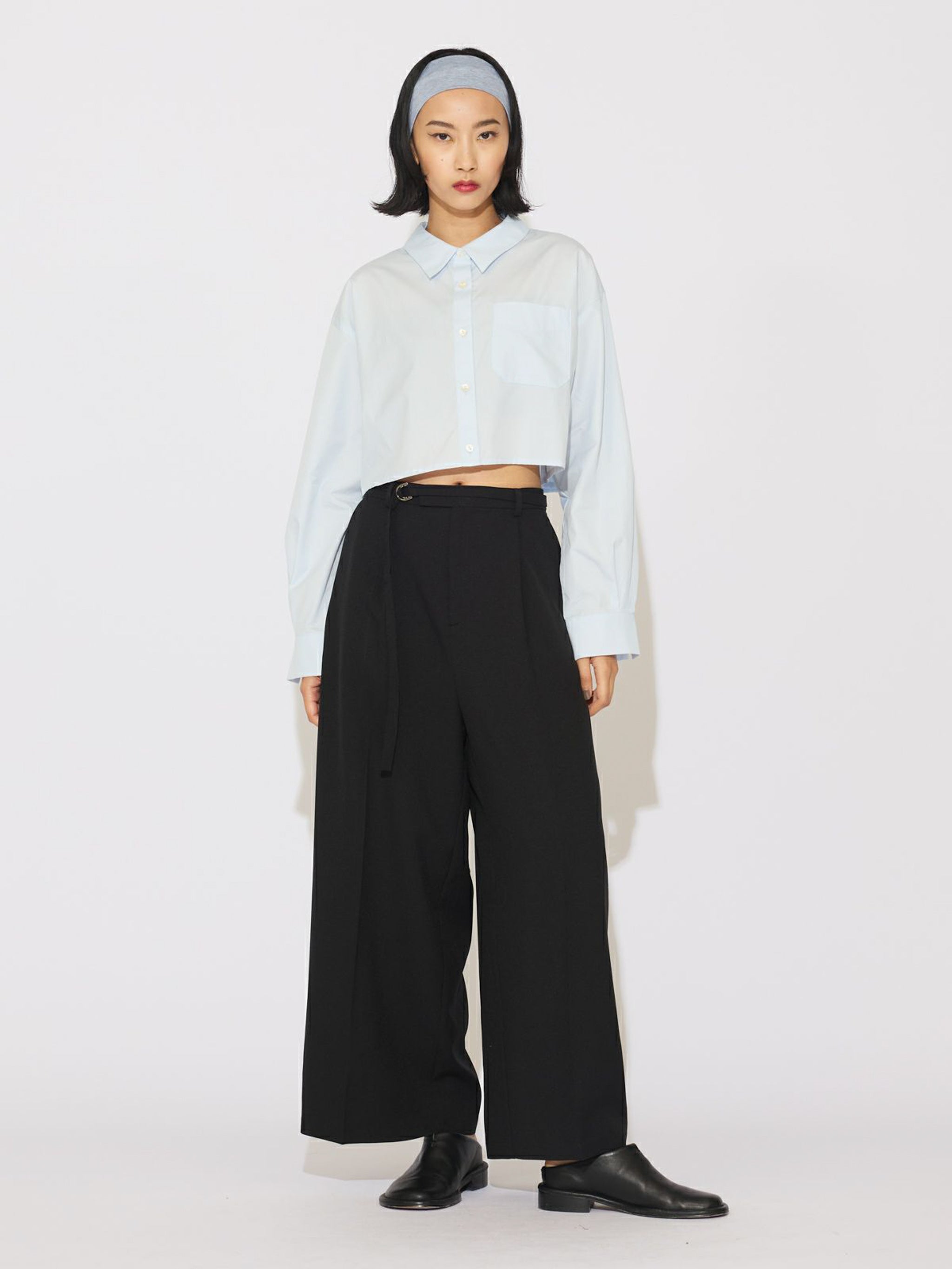 クロップドワイドシャツ