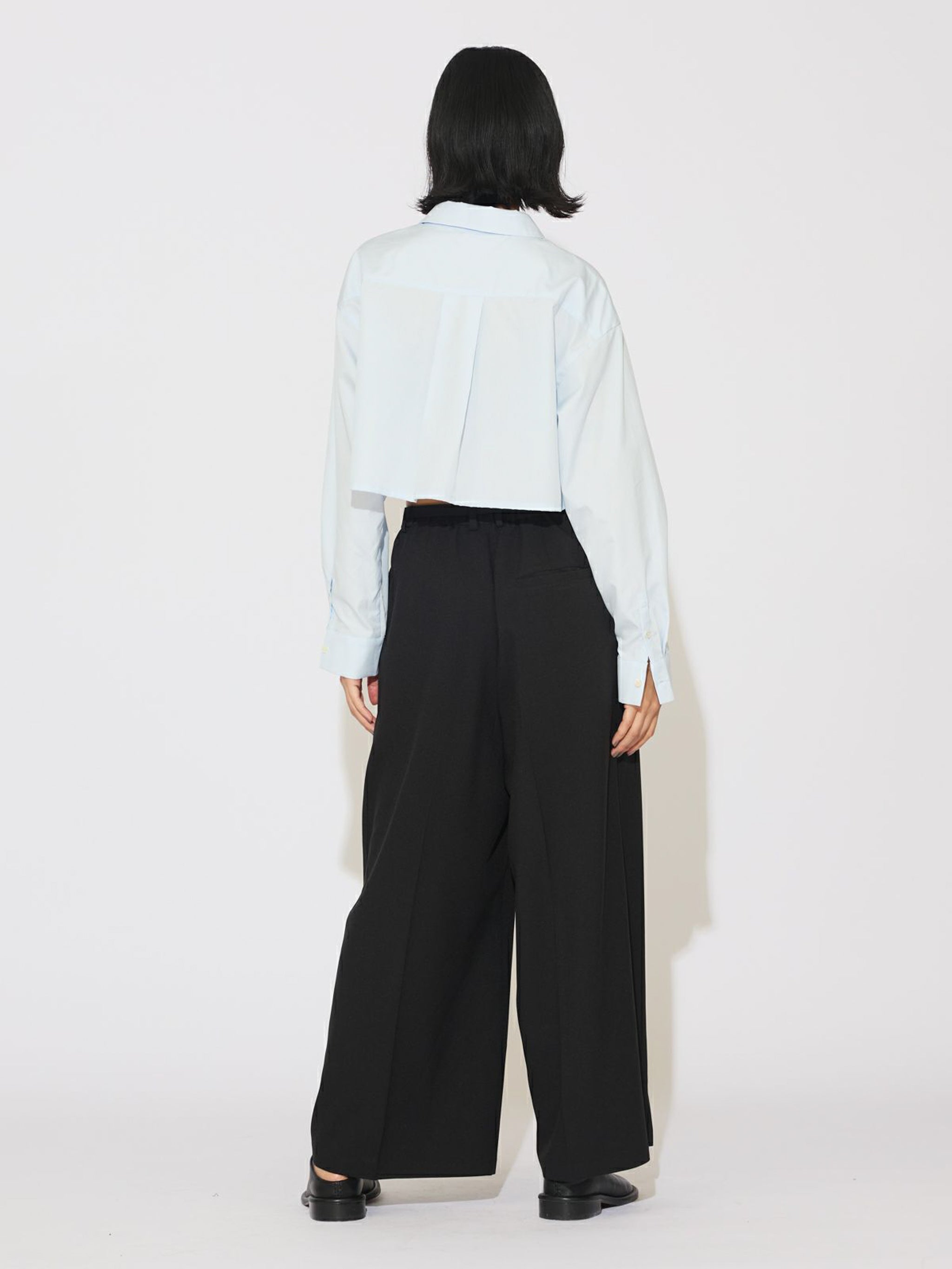 クロップドワイドシャツ