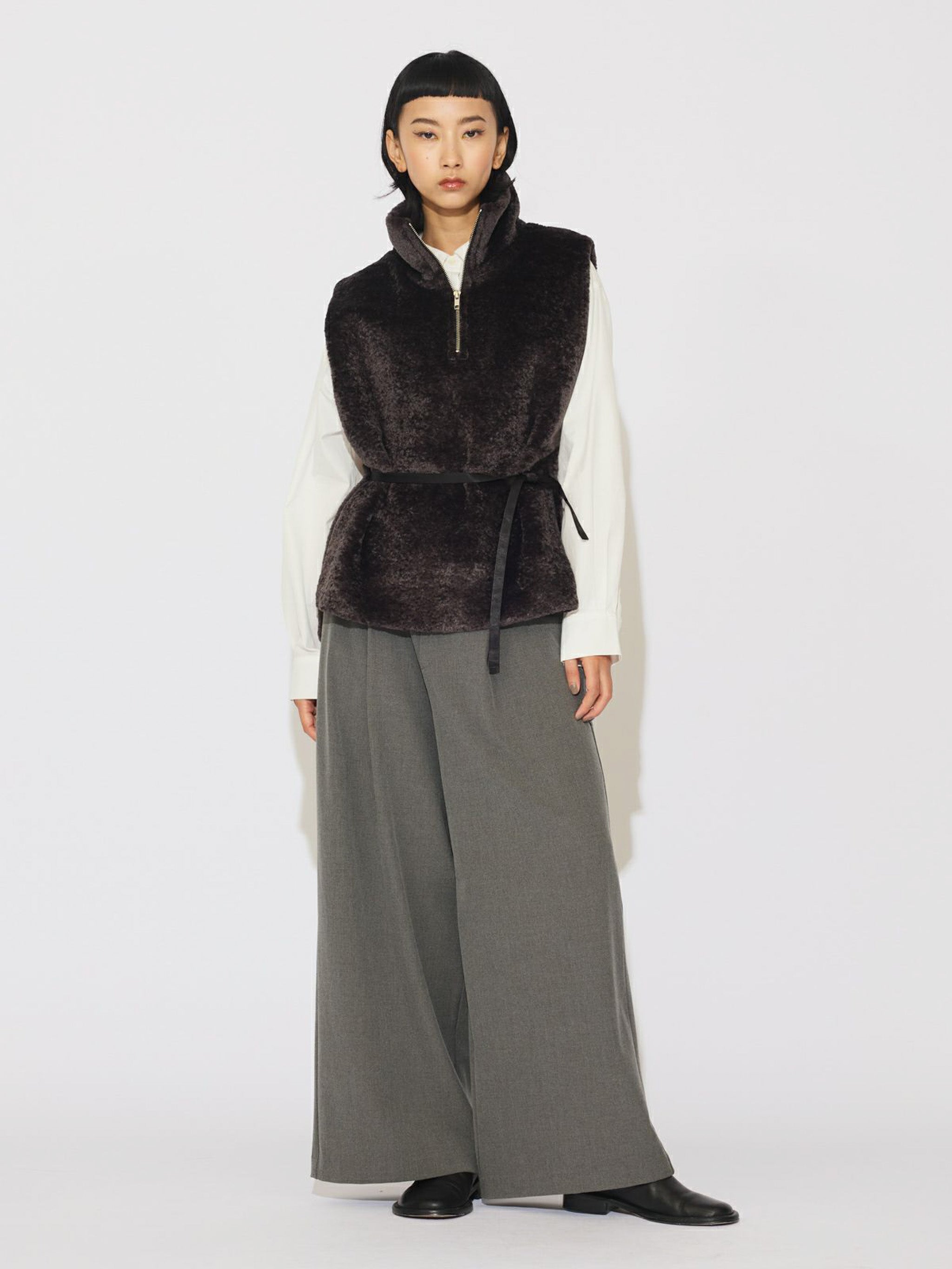 クロップドワイドシャツ