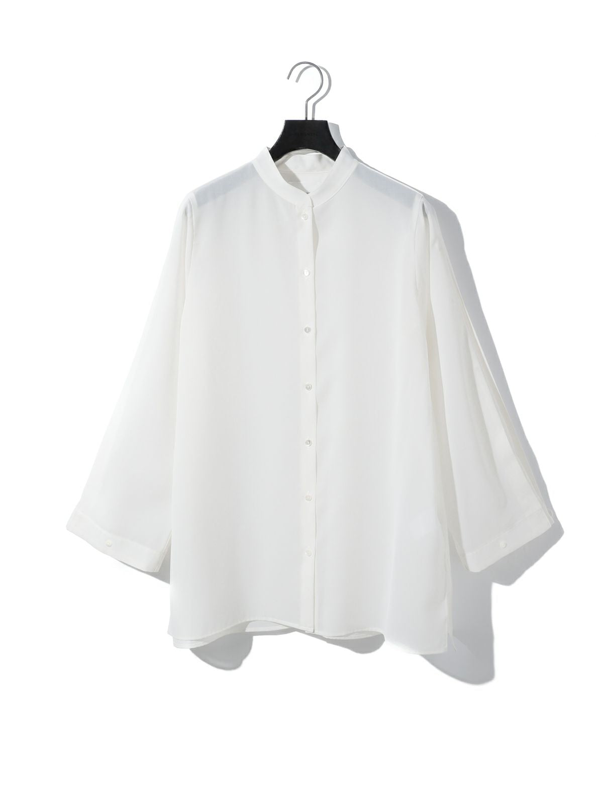 flare slv sheer shirt