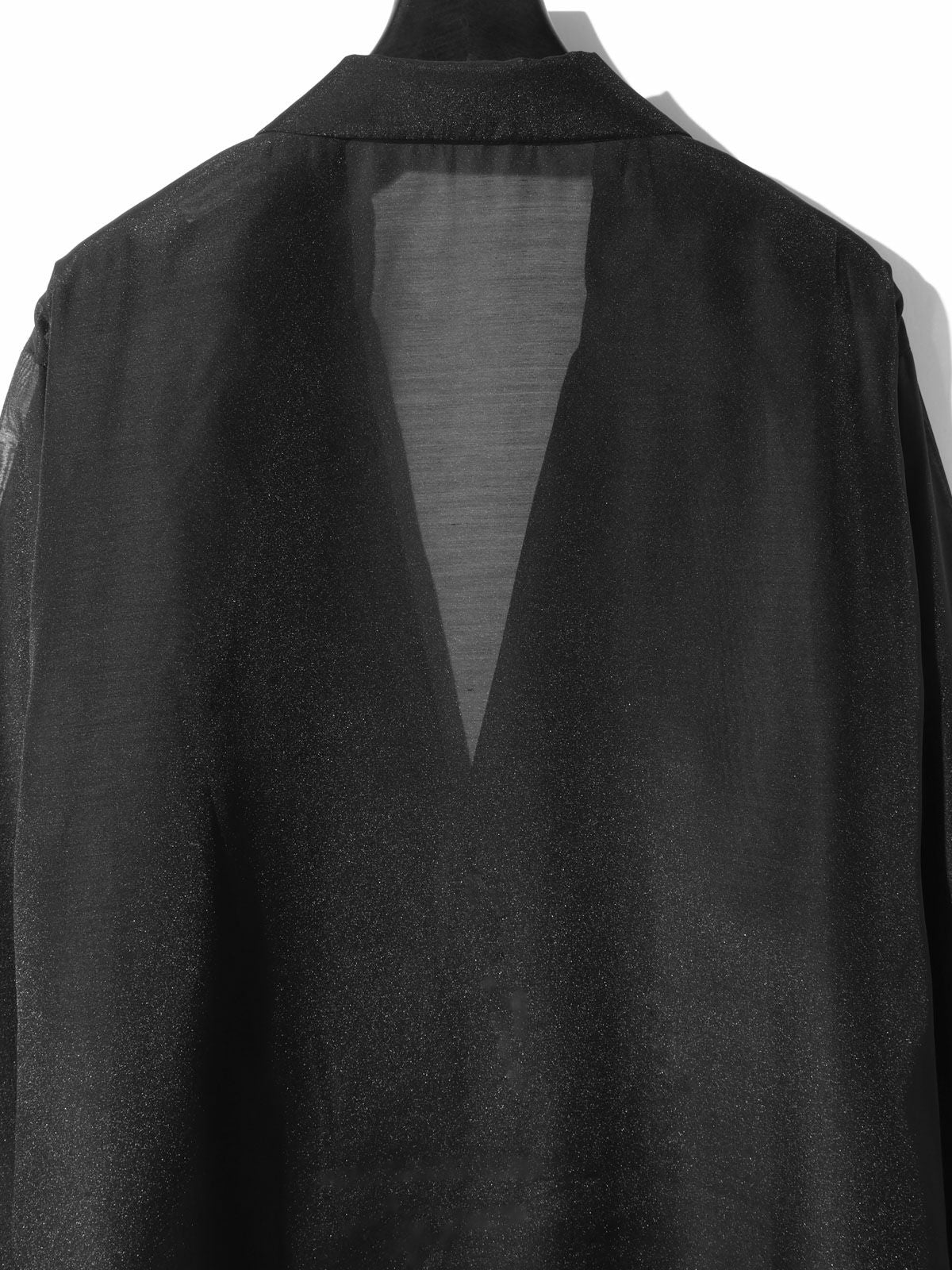 sheer shirt jacket