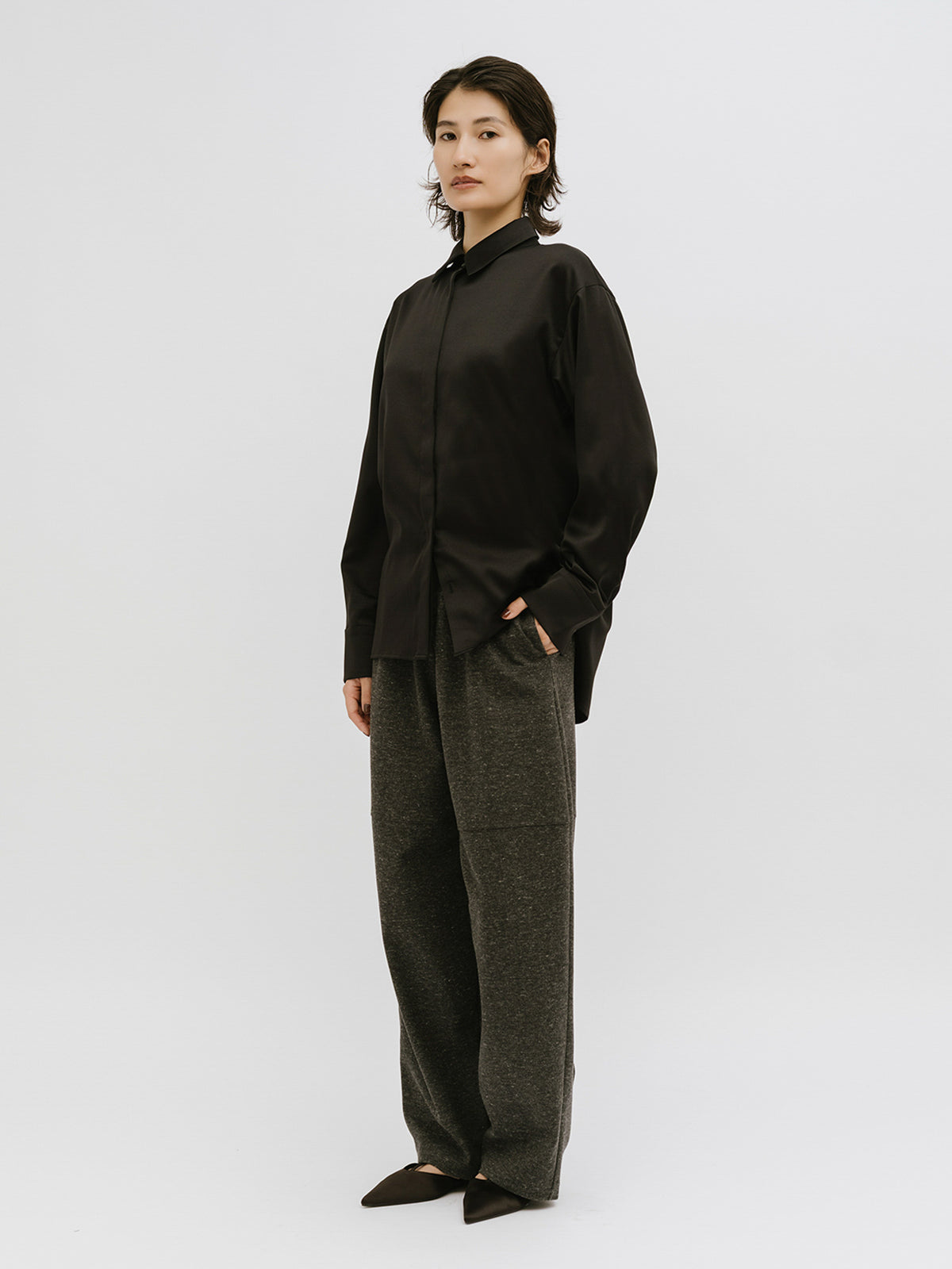 hidden wrap shirt