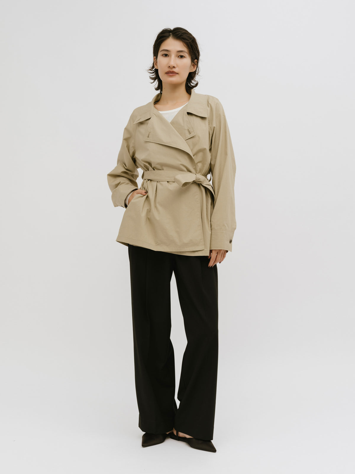 wrappde trench shirt