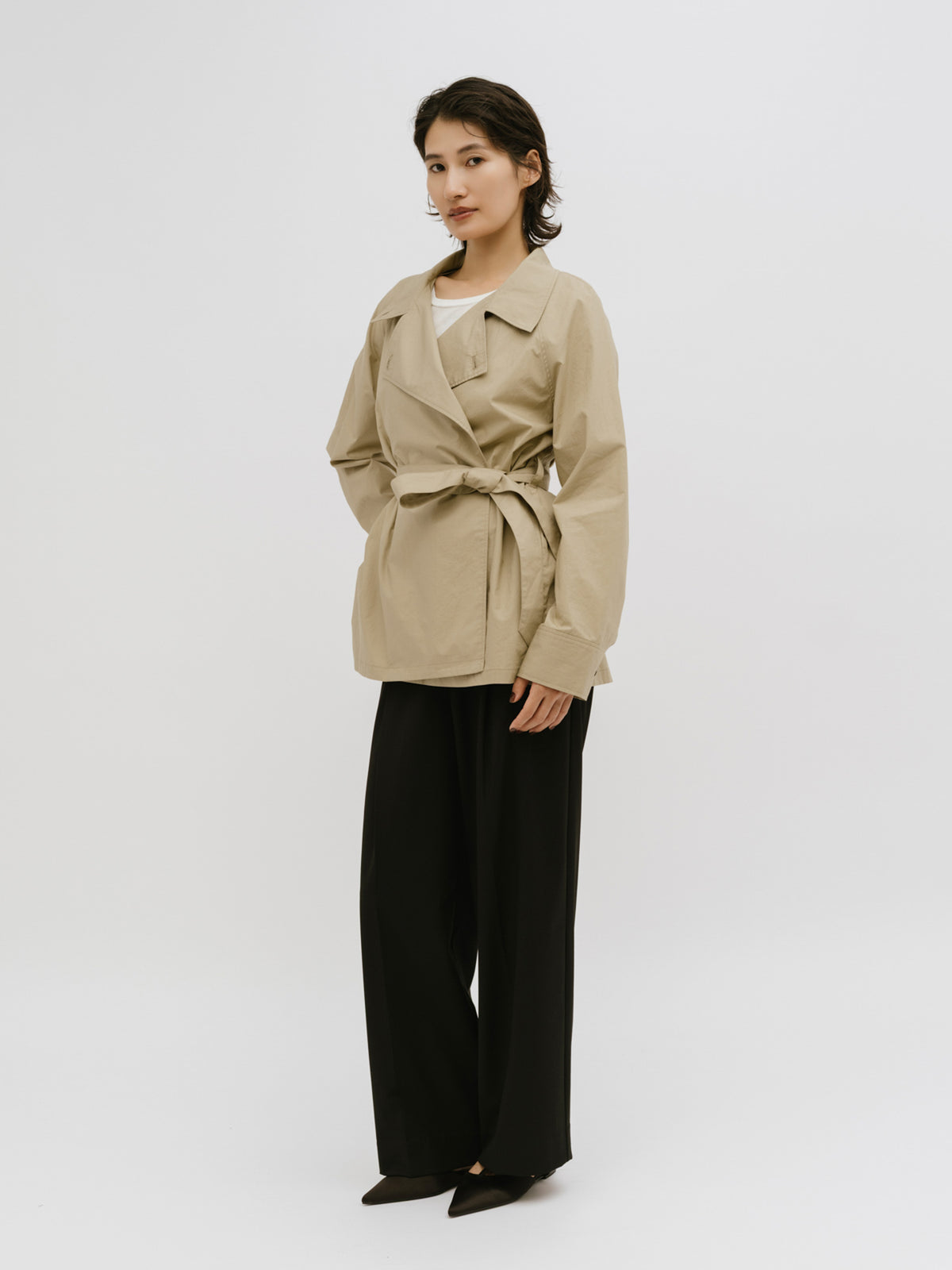 wrappde trench shirt