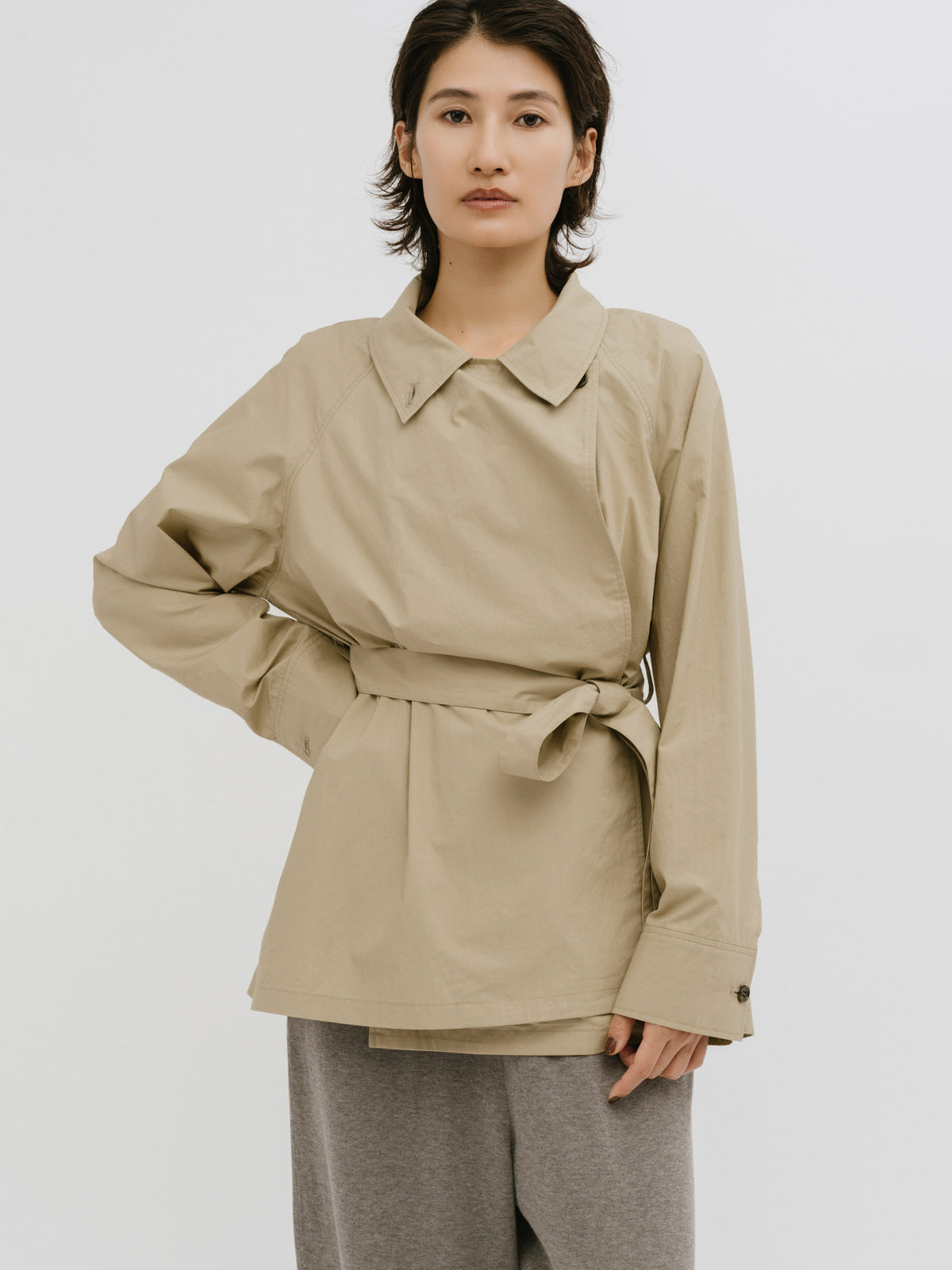 wrappde trench shirt