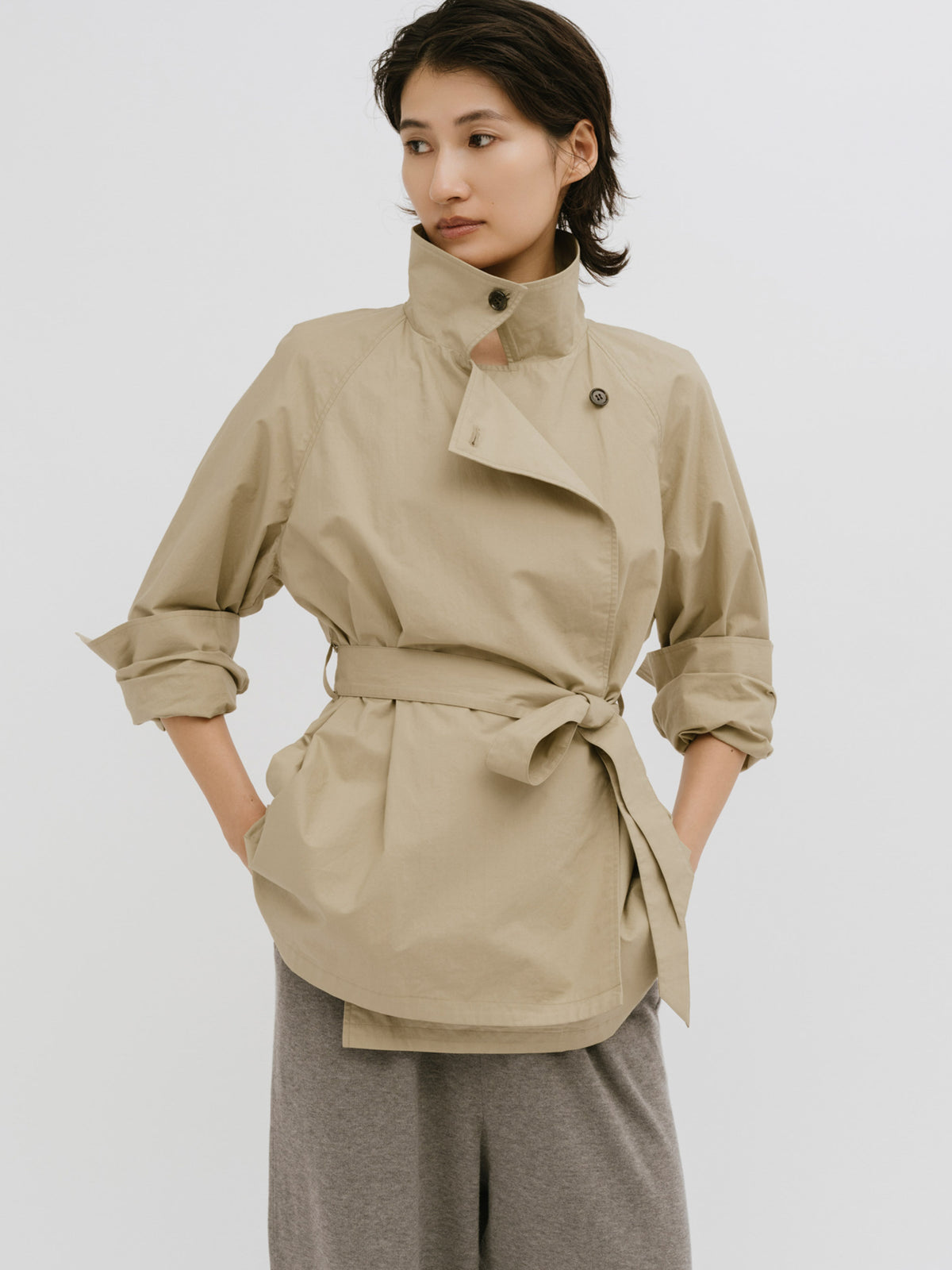 wrappde trench shirt
