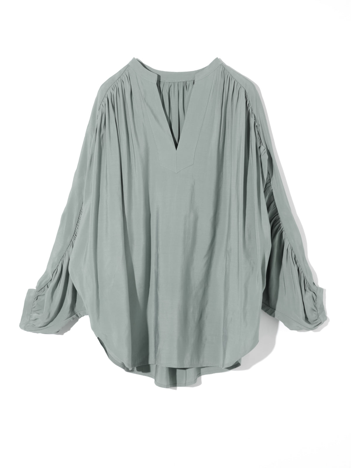 gather sleeve blouse