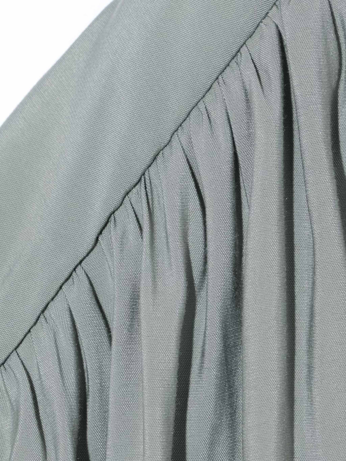 gather sleeve blouse