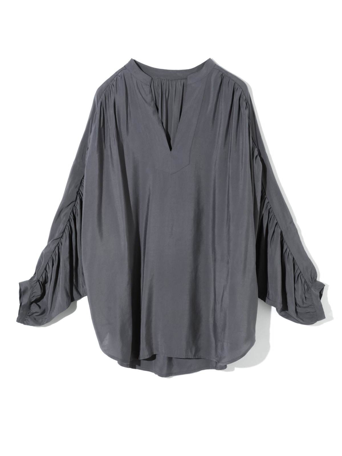 gather sleeve blouse